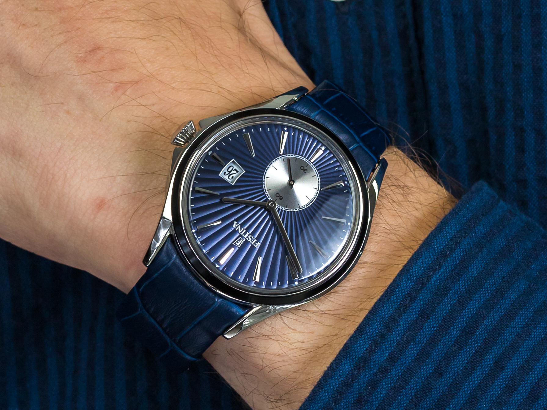 Festina F16980-3 Classic zegarek klasyczny Retro - miniatura 4