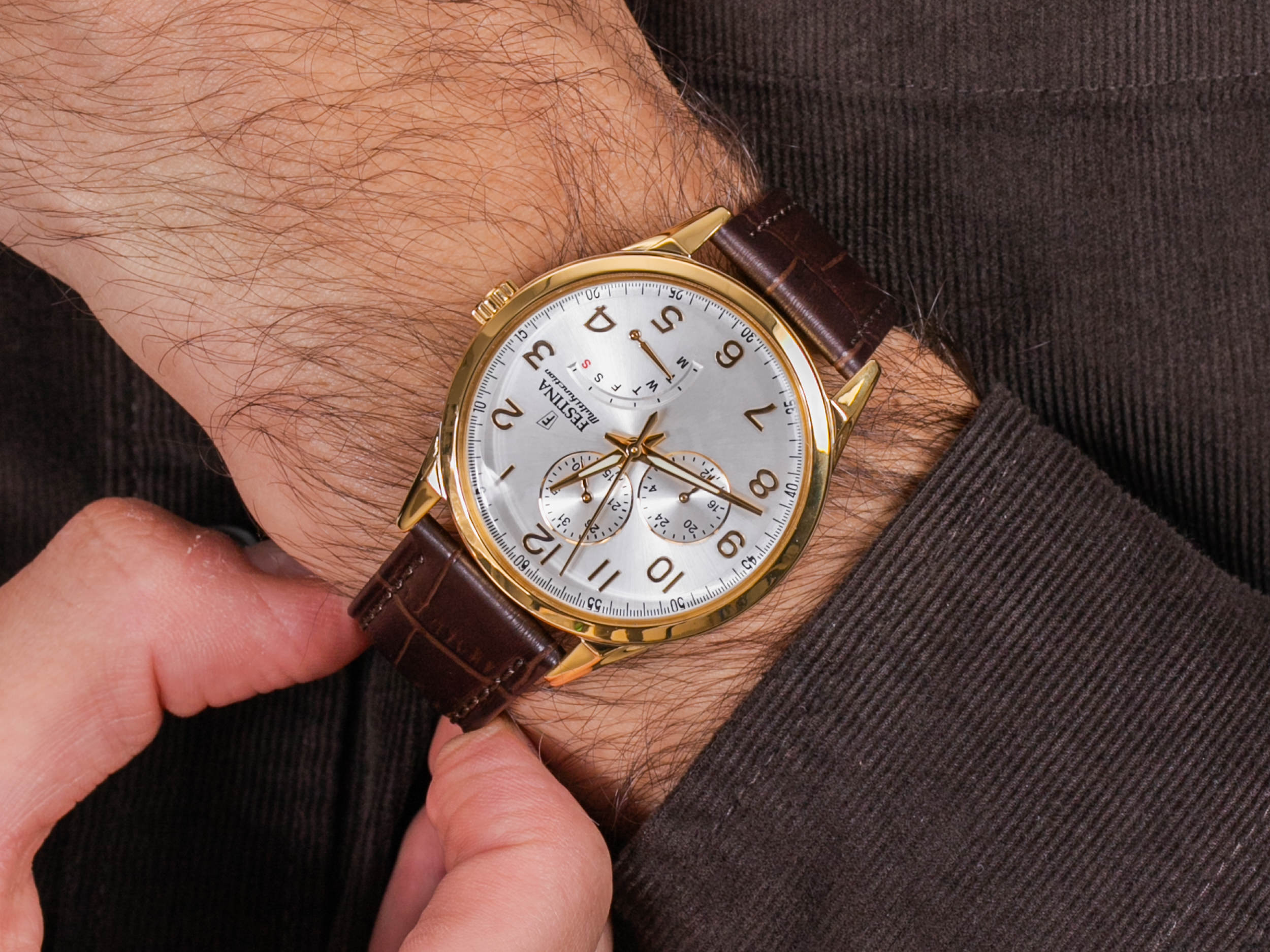 Festina F20279-A zegarek klasyczny Retro - miniatura 4