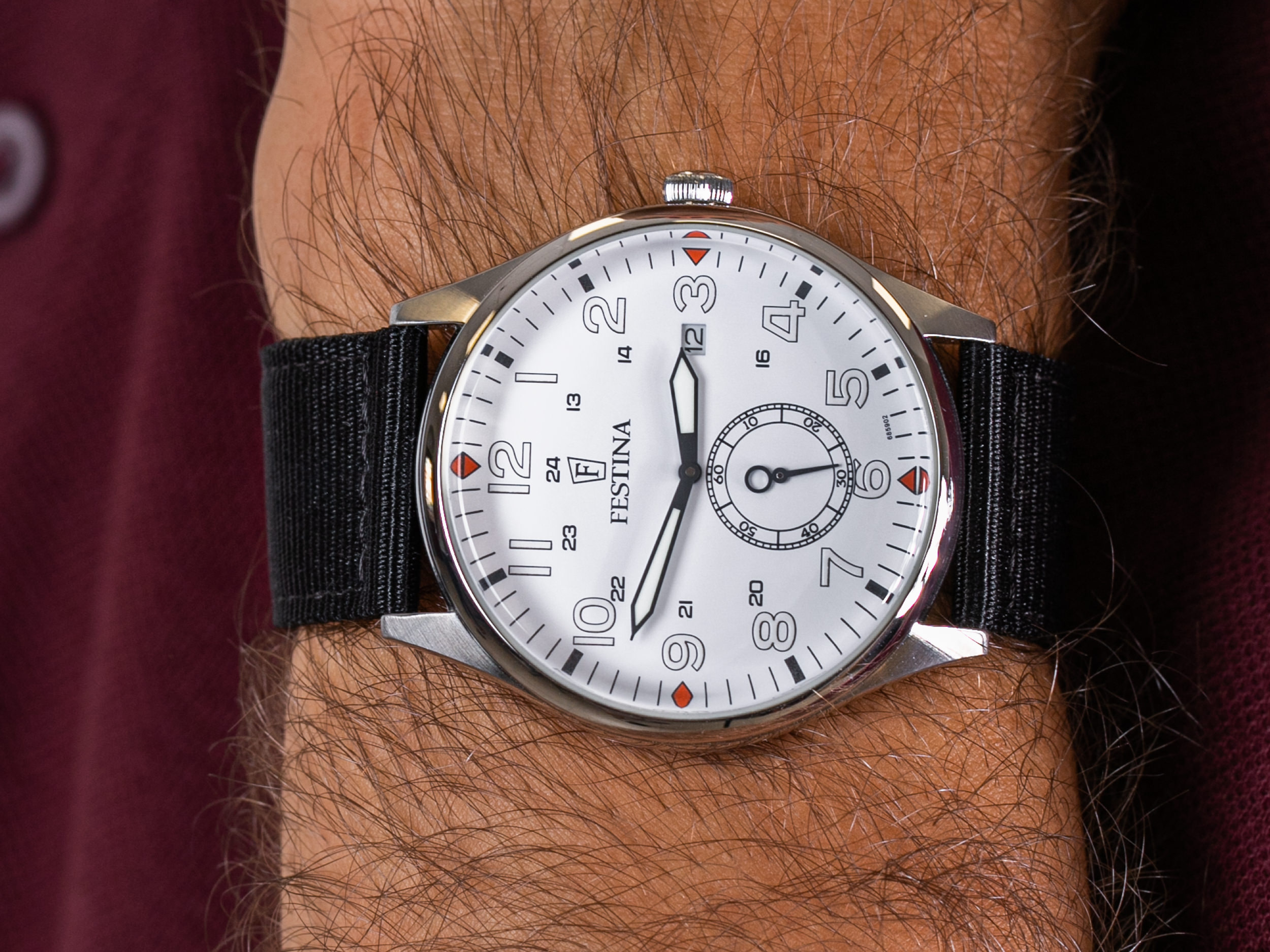 Festina F6859-2 Retro zegarek klasyczny Retro - miniatura 4