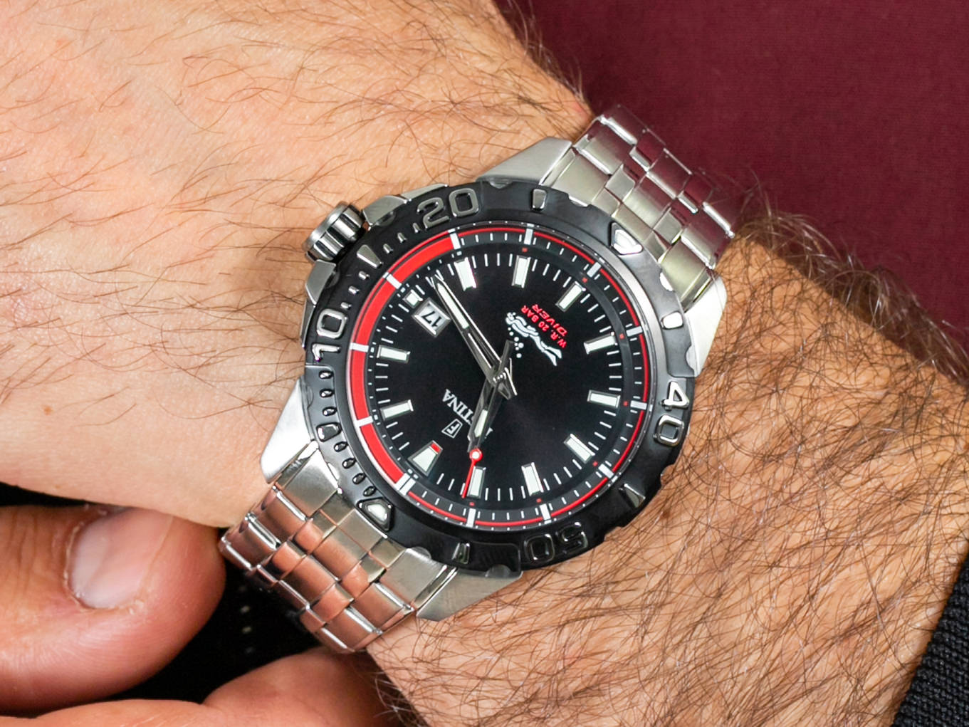 Festina F20461-2 The Originals Diver 200m zegarek klasyczny Sport - miniatura 4