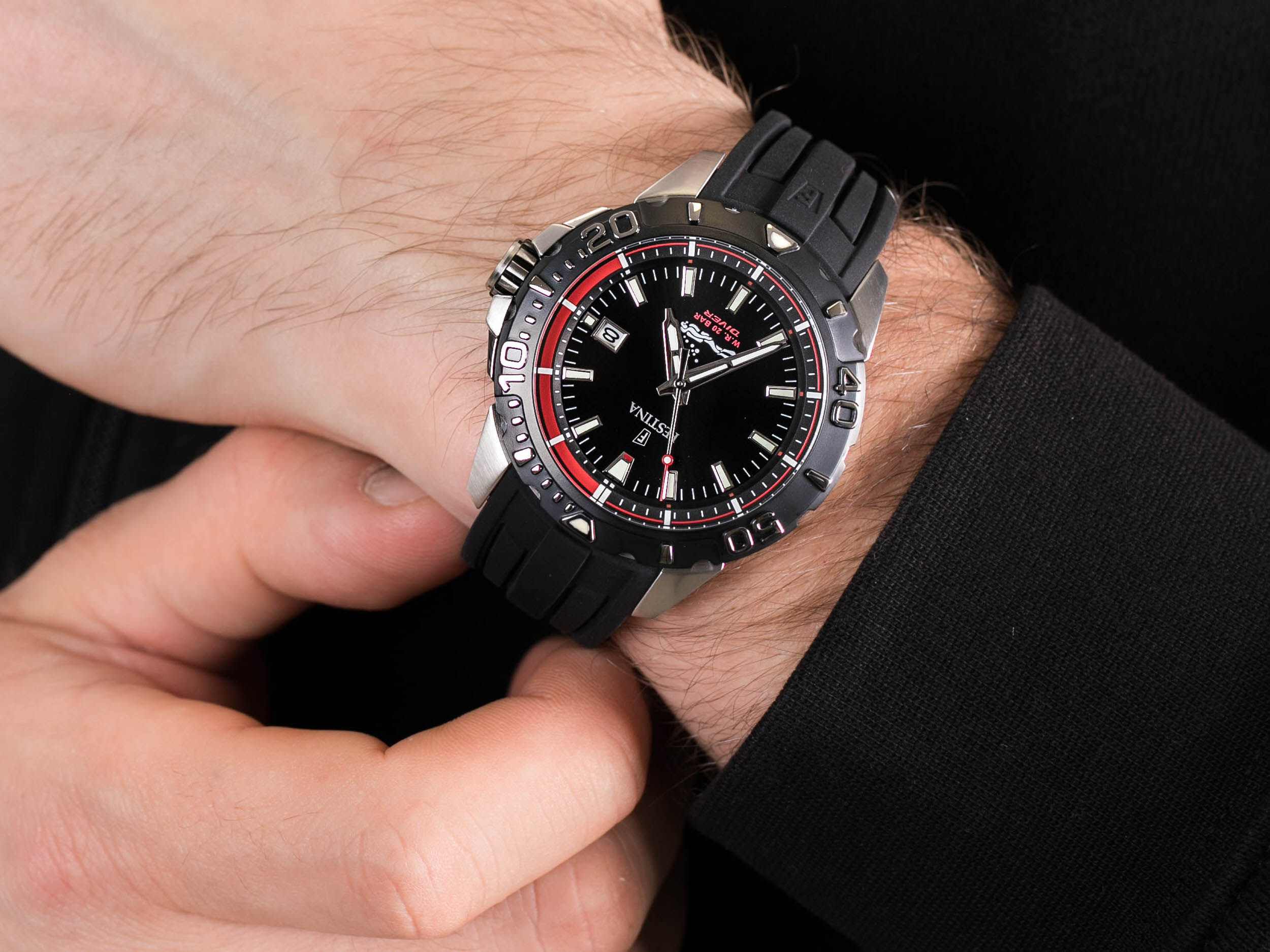 Festina F20462-2 The Originals Diver 200m zegarek klasyczny Sport - miniatura 4