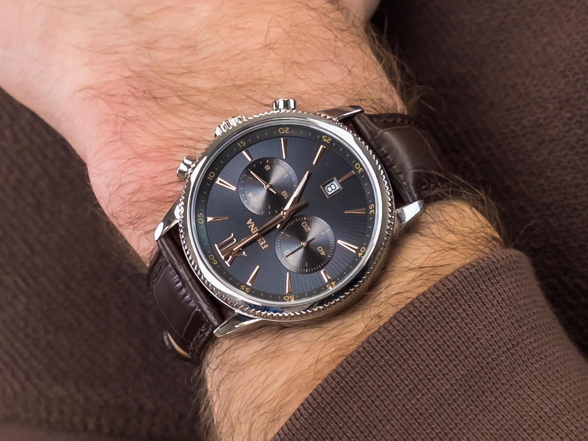 Festina F16893-B Retro Chronograph zegarek klasyczny Trend - miniatura 4