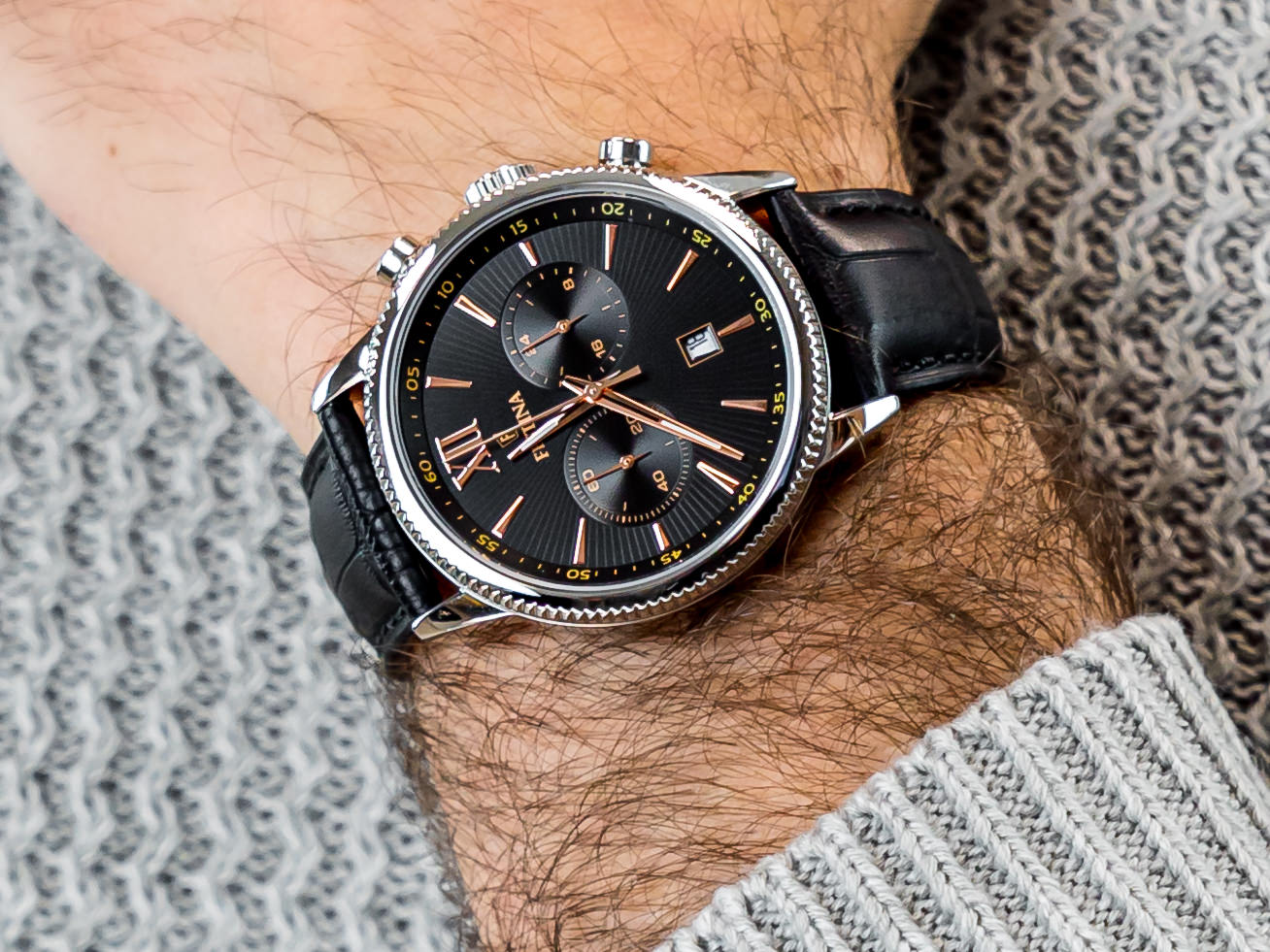 Festina F16893-C Retro Chronograph zegarek klasyczny Trend - miniatura 4