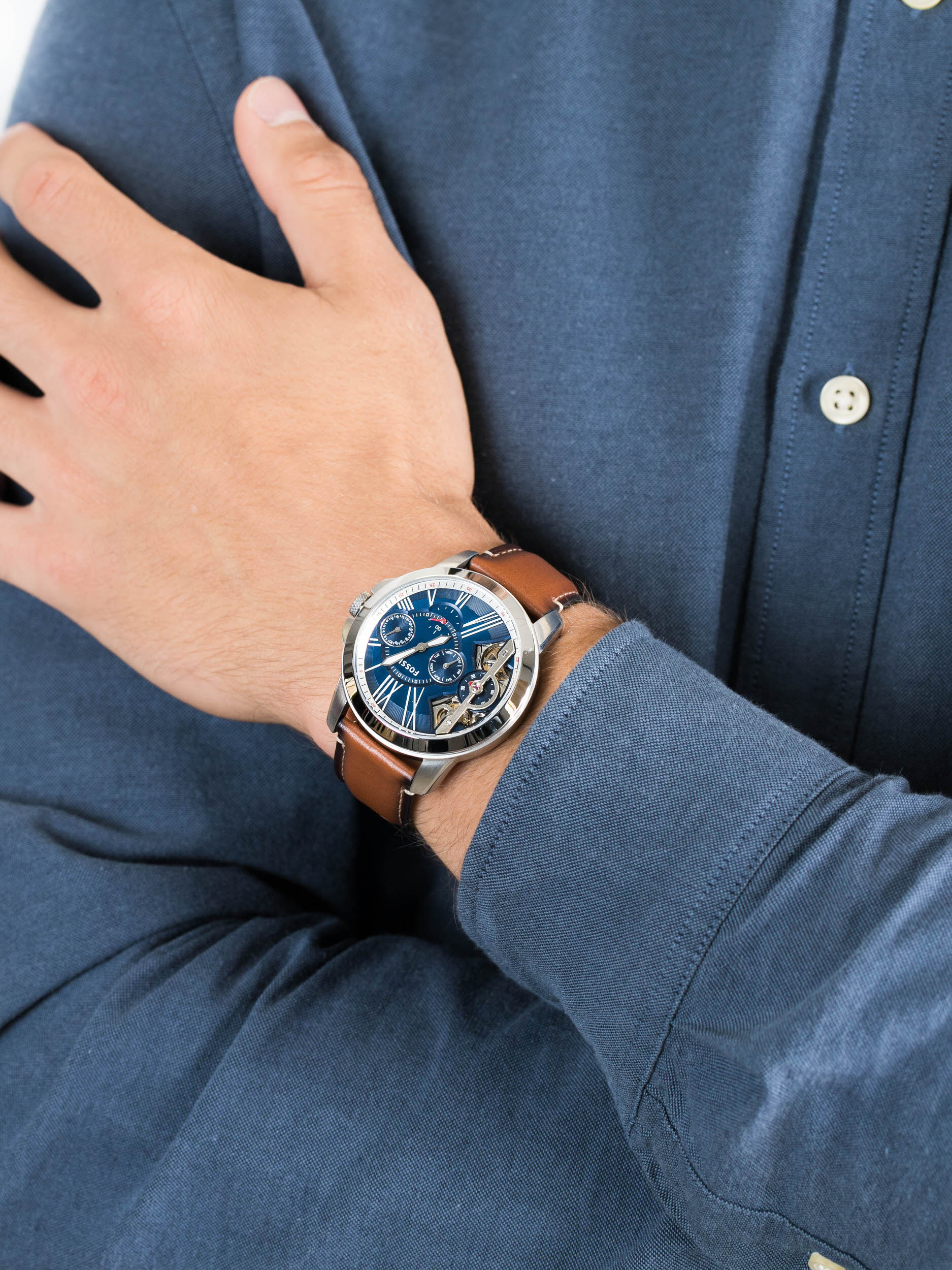zegarek Fossil ME1161 GRANT męski z chronograf Grant - miniatura 3