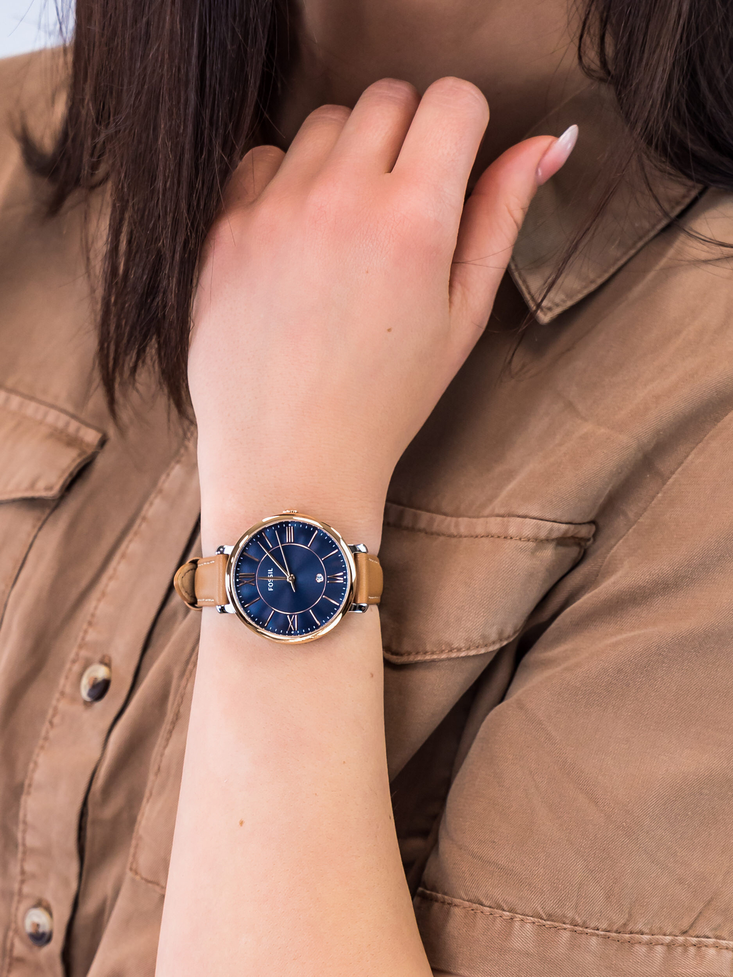 Fossil ES4274 damski zegarek Jacqueline pasek
