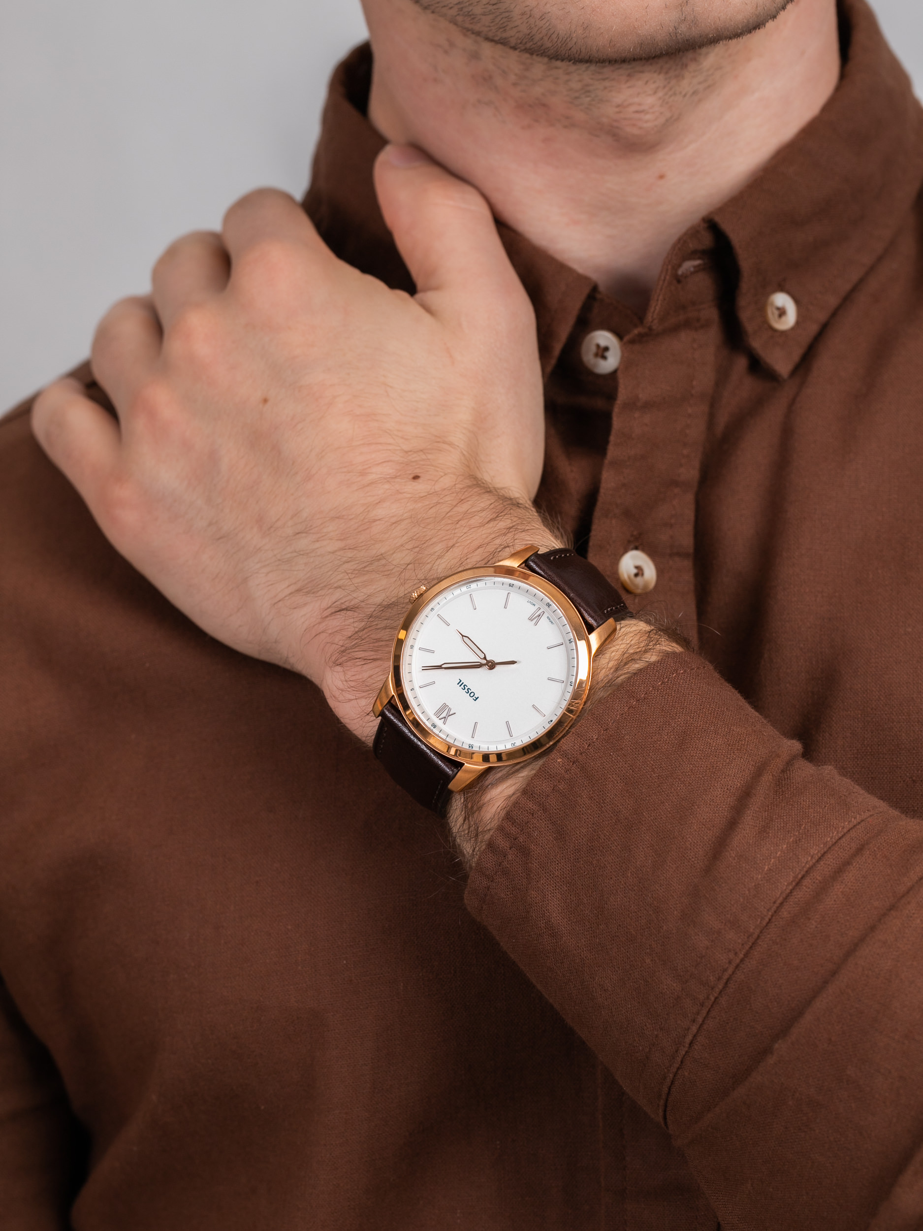 Fossil FS5463 męski zegarek The Minimalist pasek - miniatura 3