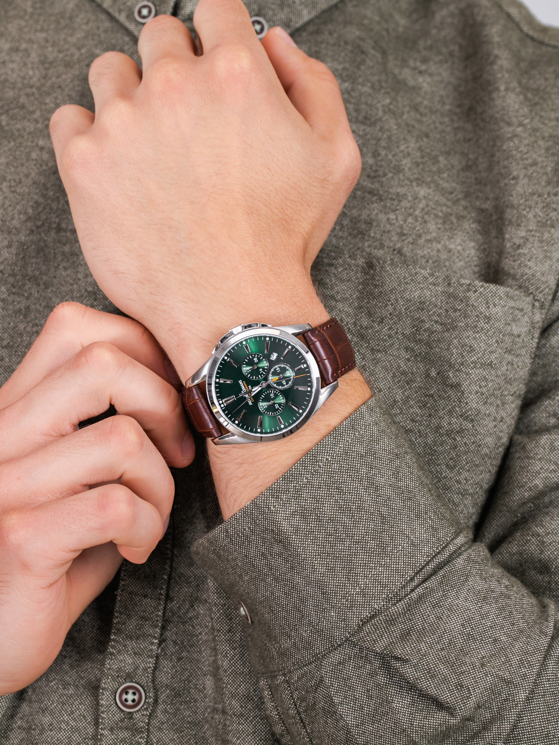 zegarek Jacques Lemans 1-1945C męski z chronograf Classic - miniatura 3