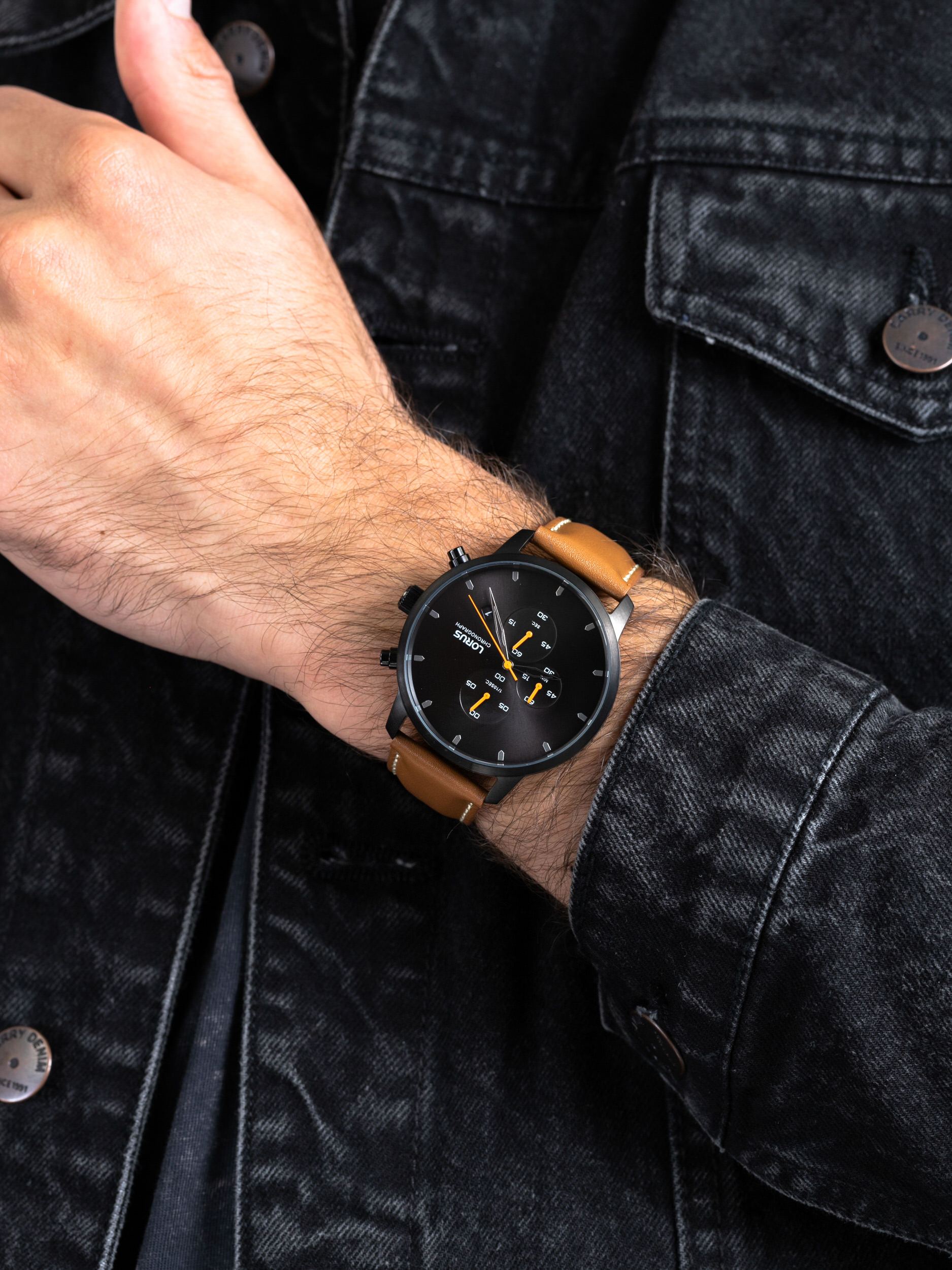 zegarek Lorus RM365EX9 męski z chronograf Klasyczne