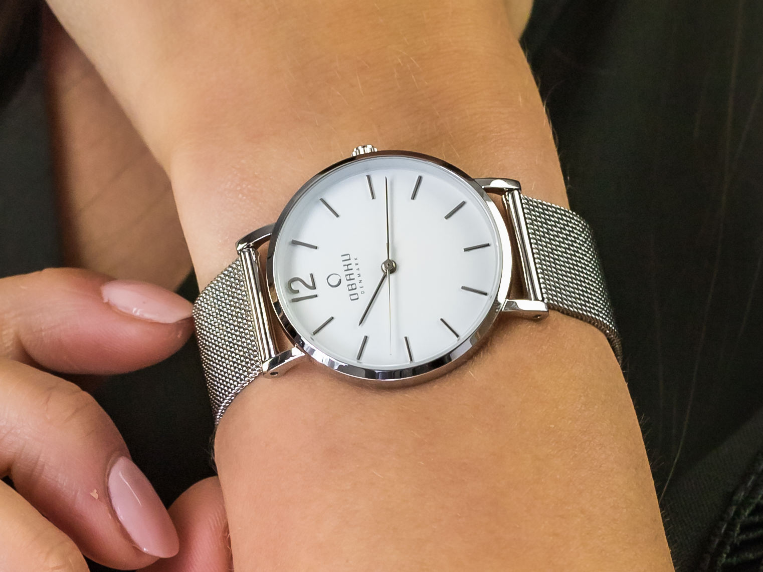 Obaku Denmark V197LXCWMC1 zegarek klasyczny Slim - miniatura 4