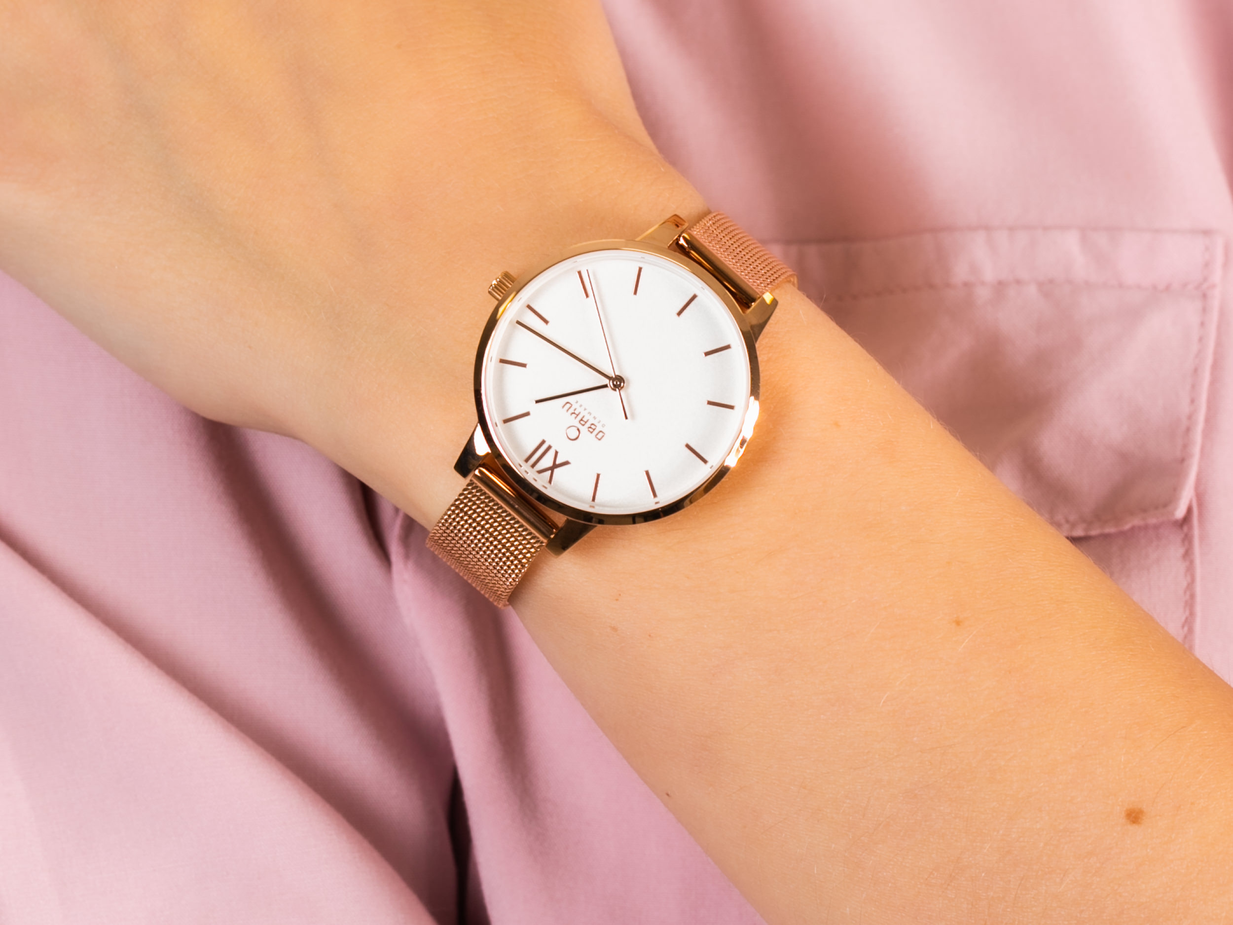 Obaku Denmark V209LXVIMV LIV - ROSE zegarek klasyczny Slim