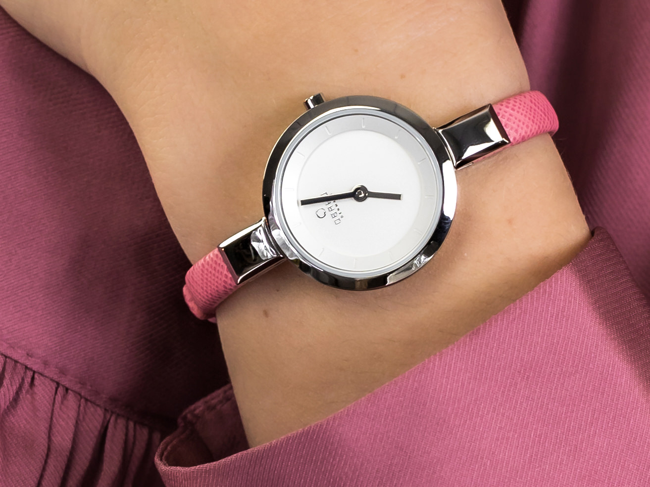 Obaku Denmark V129LCIRP zegarek klasyczny Slim - miniatura 4