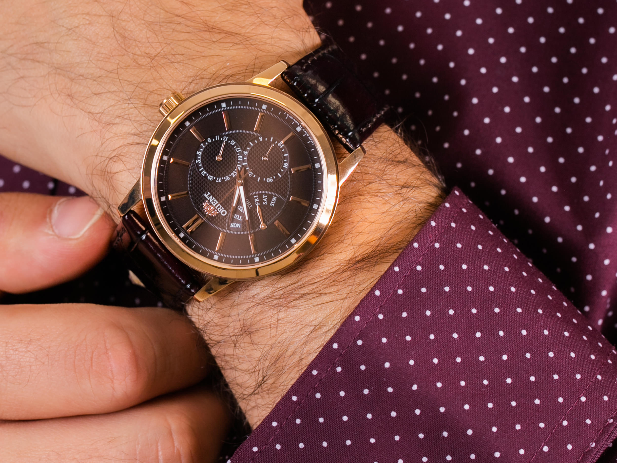 Orient FUU0A002T0 zegarek klasyczny Classic - miniatura 4