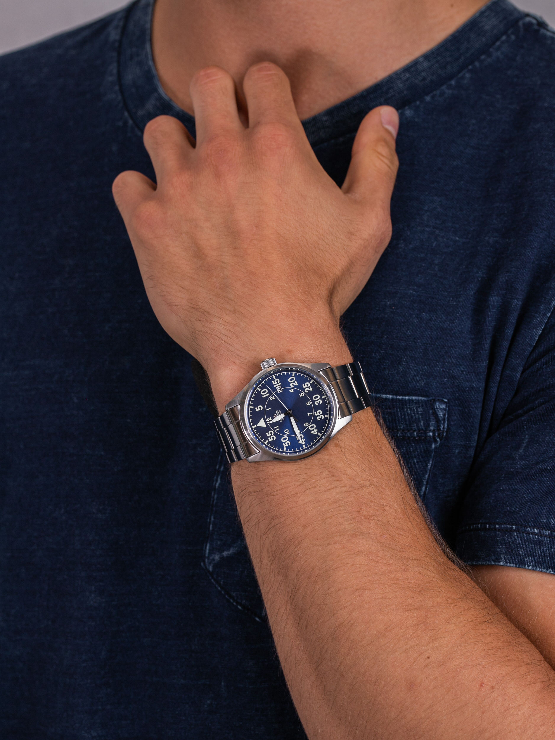 Orient RA-AC0H01L10B męski zegarek Sports bransoleta - miniatura 3