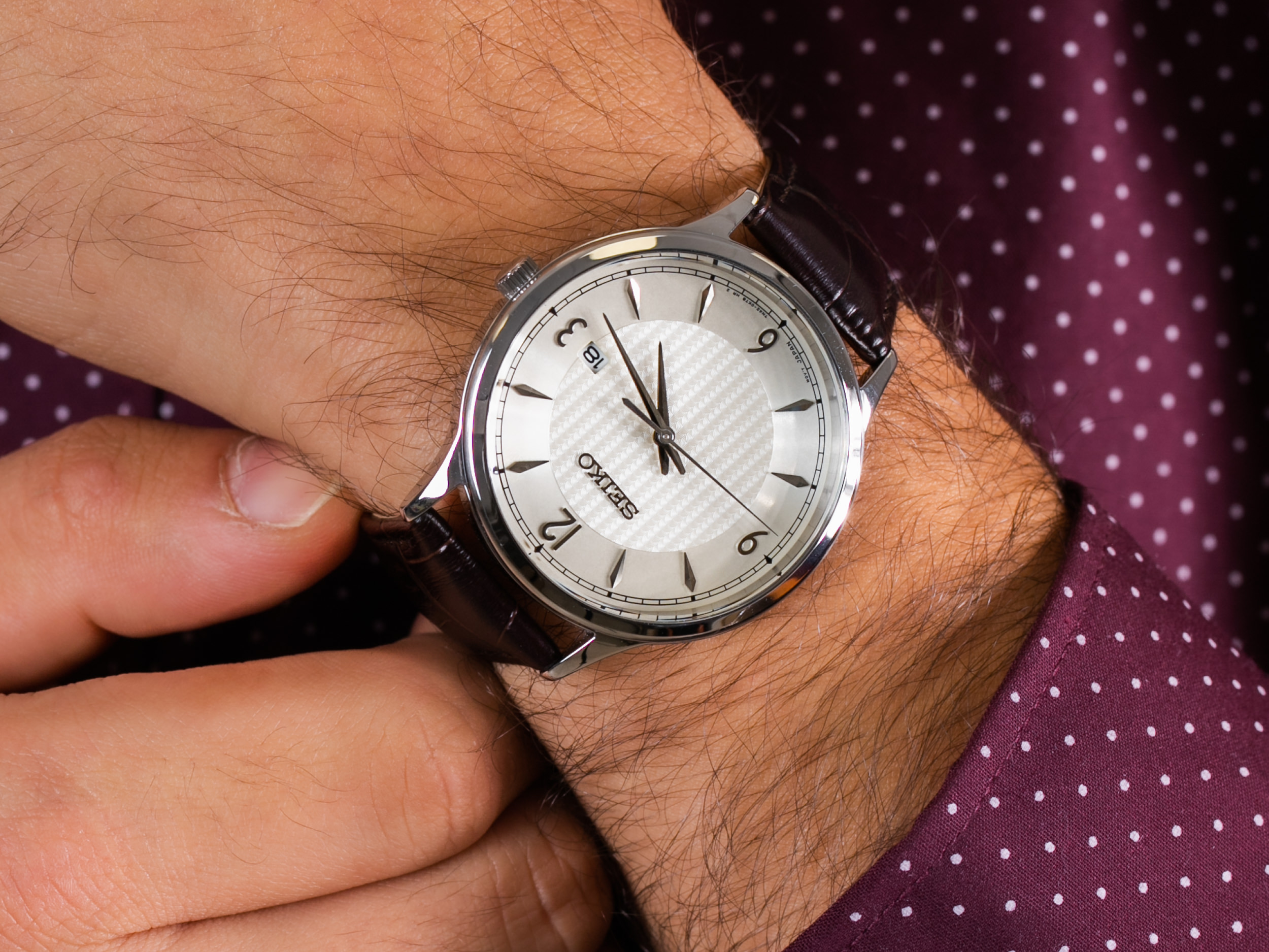 Seiko SGEH83P1 zegarek klasyczny Classic - miniatura 4