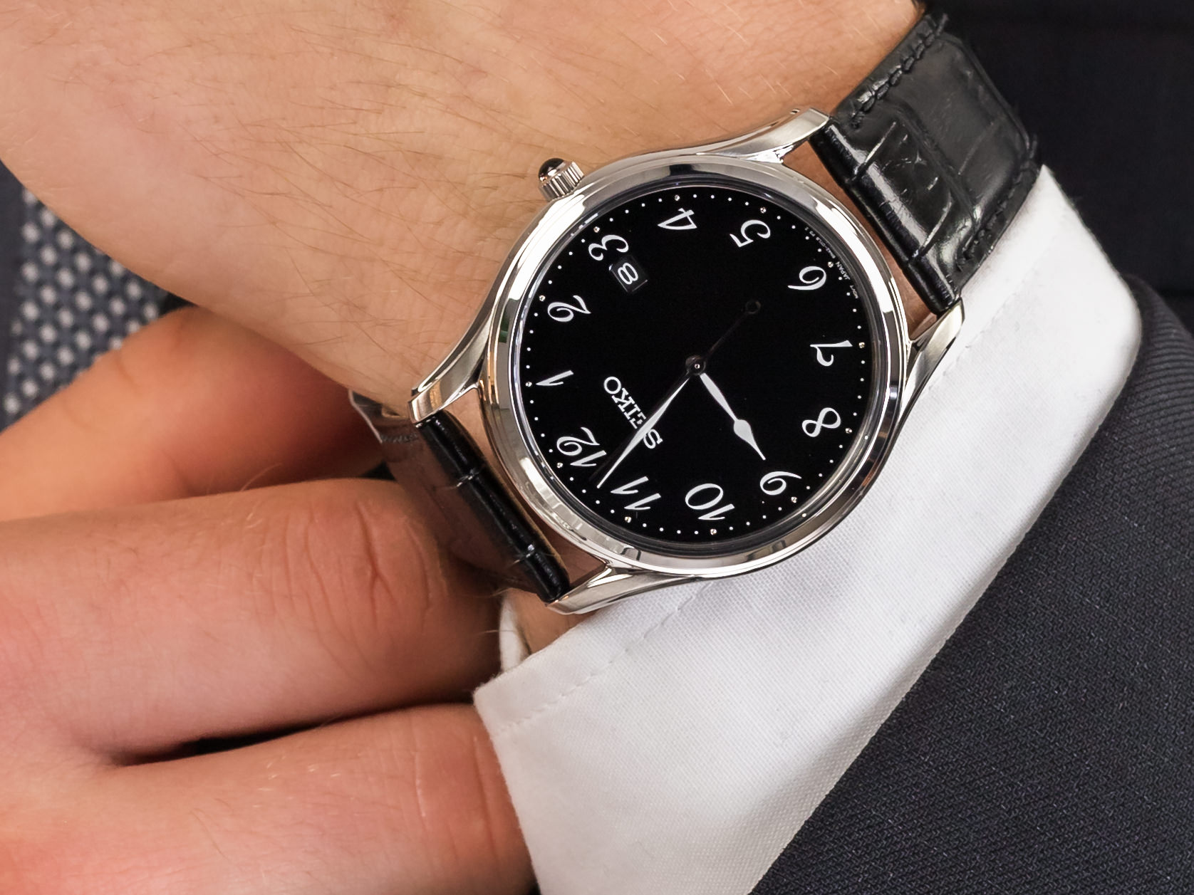 Seiko SUR305P1 zegarek klasyczny Classic - miniatura 4