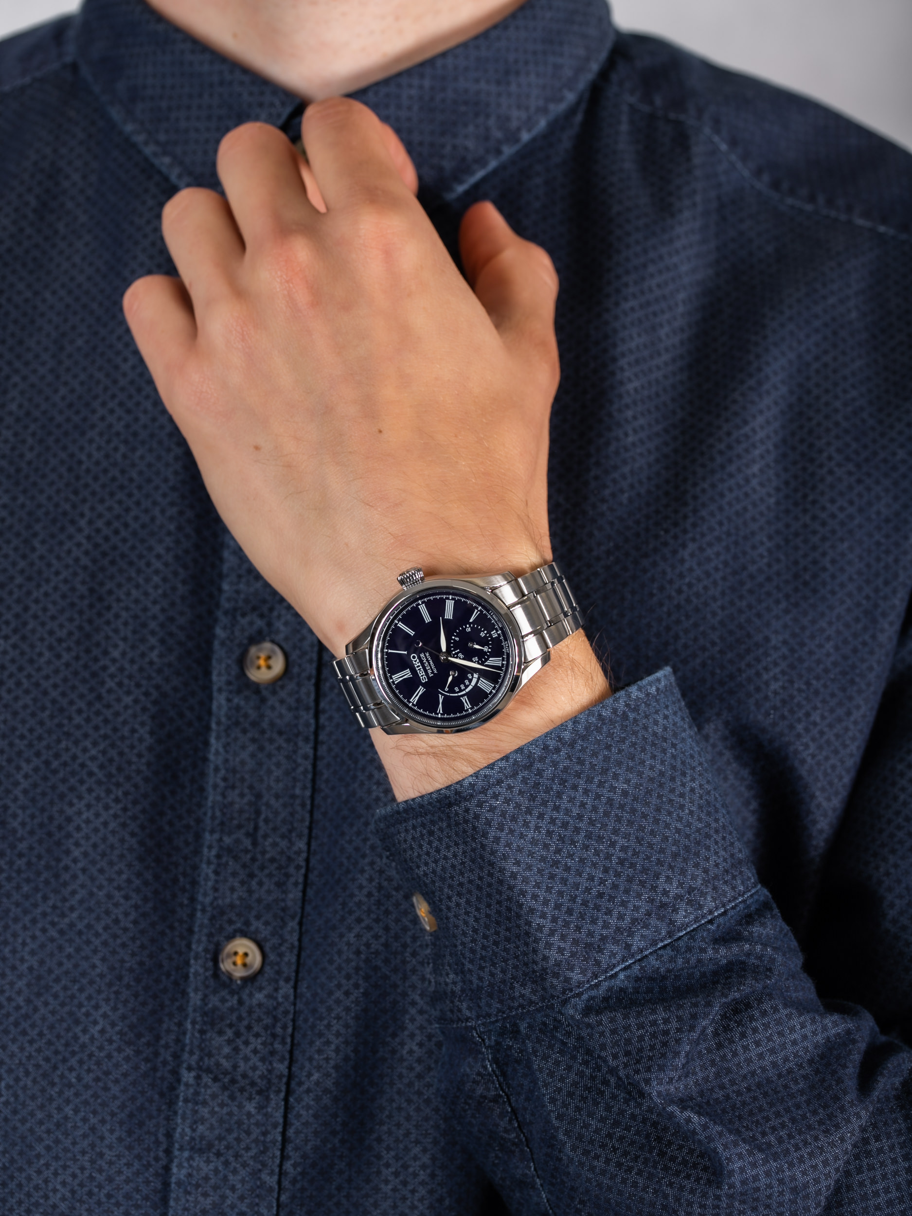 Seiko SPB091J1 męski zegarek Presage bransoleta