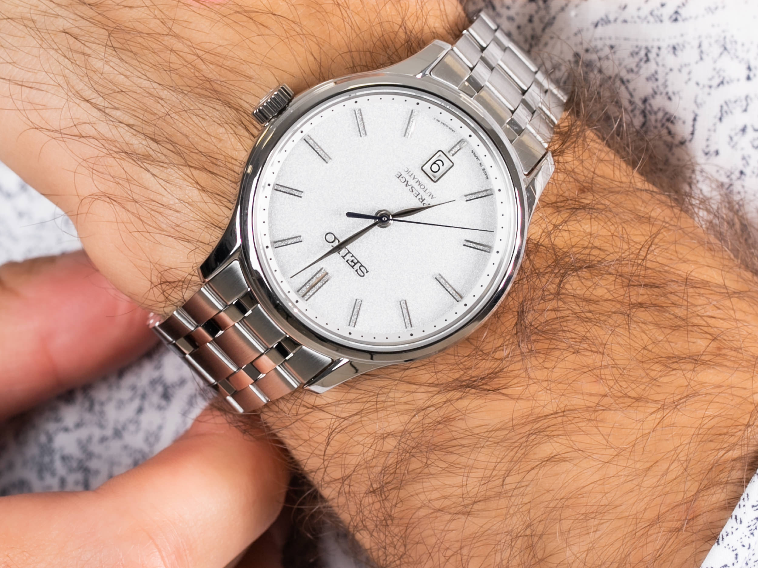 Seiko SRPD39J1 Presage Automatic zegarek klasyczny Presage - miniatura 4