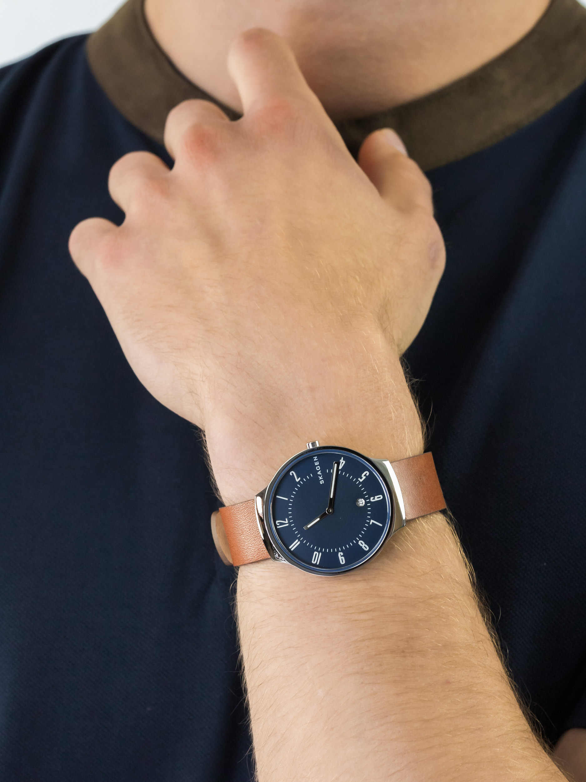 Skagen SKW6457 męski zegarek Grenen pasek - miniatura 3