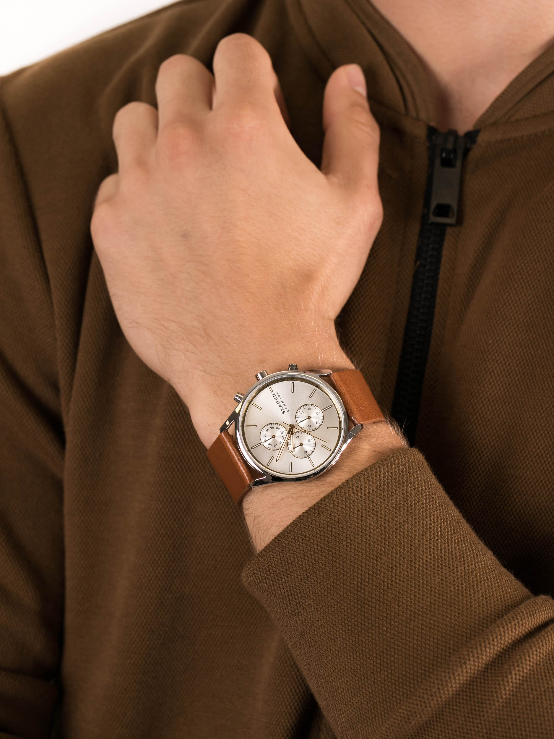 zegarek Skagen SKW6607 HOLST męski z chronograf Holst - miniatura 3