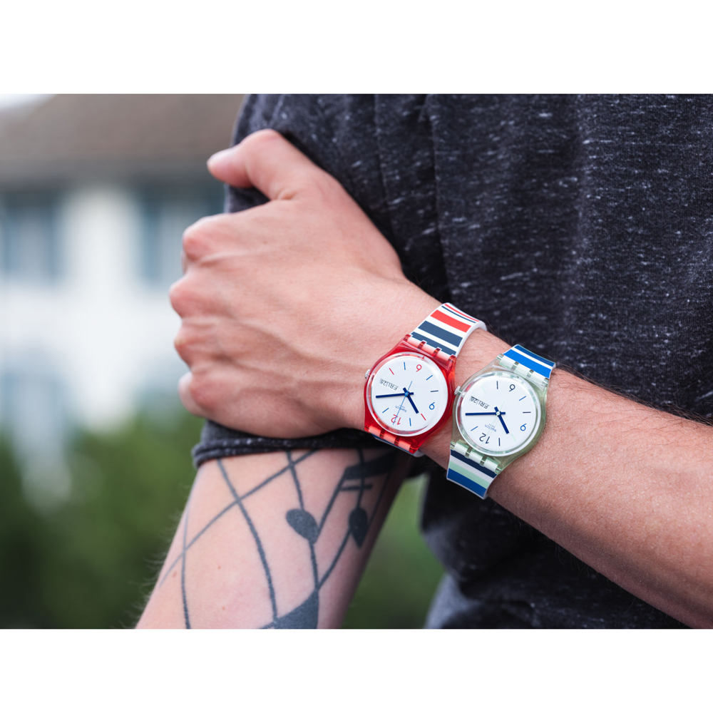 Swatch GR712 SEA BARCODE zegarek klasyczny Originals - miniatura 4