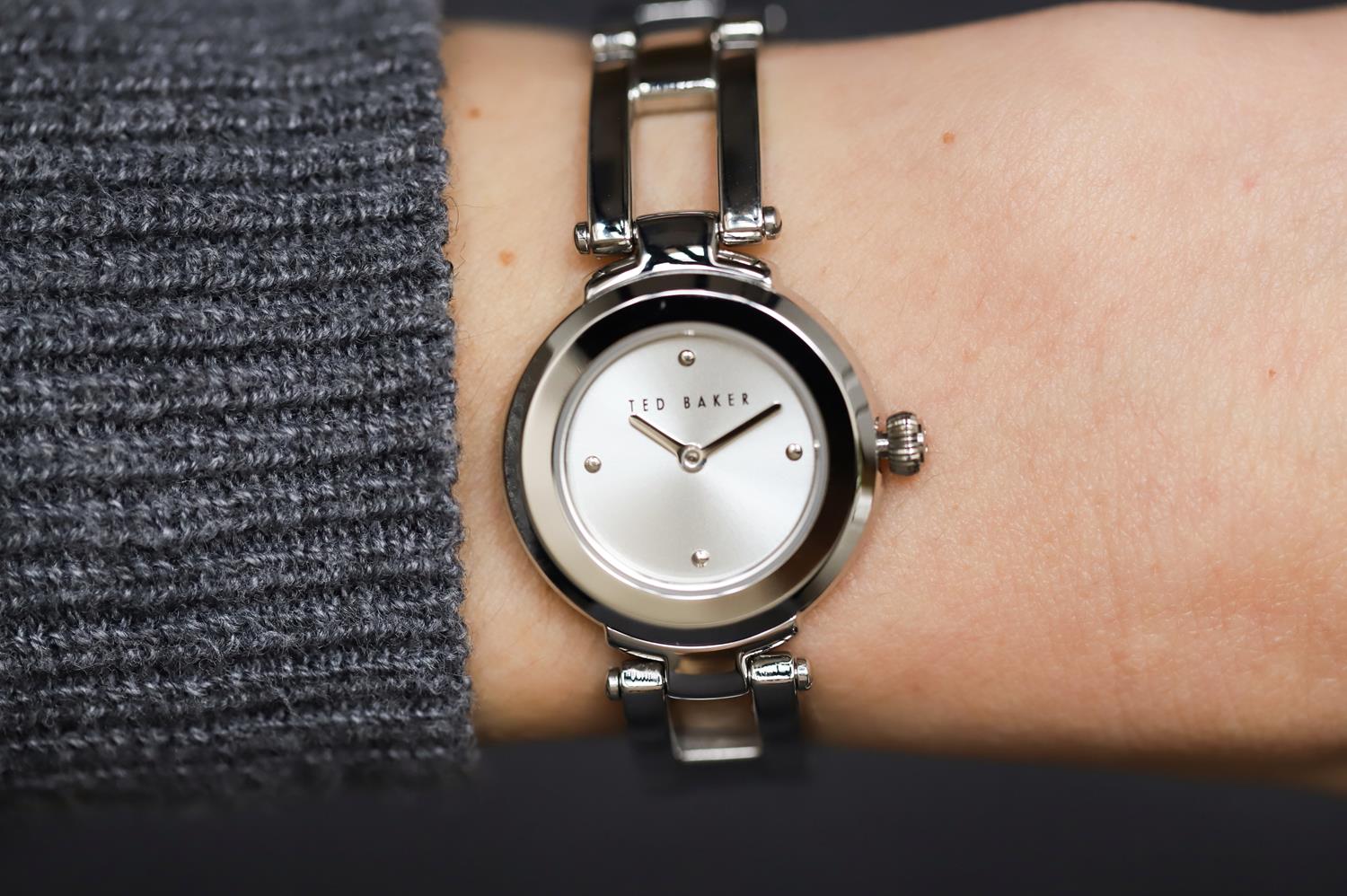 Ted Baker BKPIZF903 Inezz bransoleta klasyczny zegarek srebrny - miniatura 9