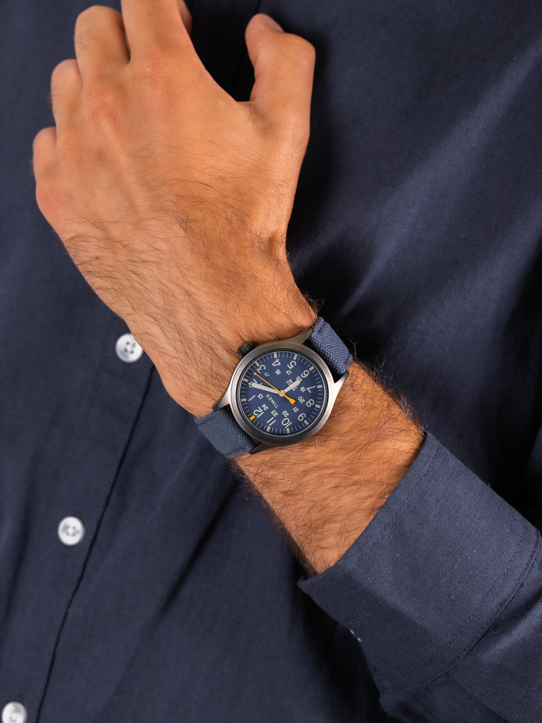 Timex TW2R46200 męski zegarek Allied pasek