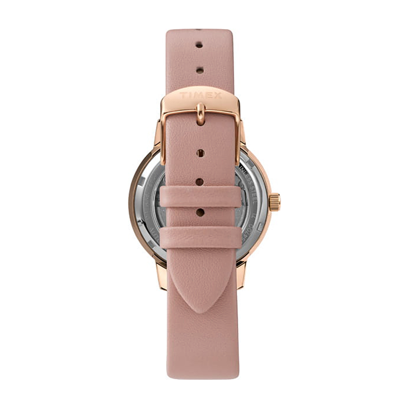 zegarek Timex TW2U54700 różowe złoto Celestial Automatic - miniatura 7