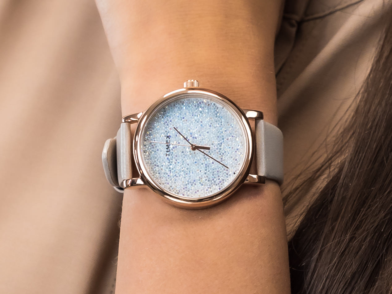 Timex TW2T78100 Crystal zegarek klasyczny Crystal Opulence - miniatura 4
