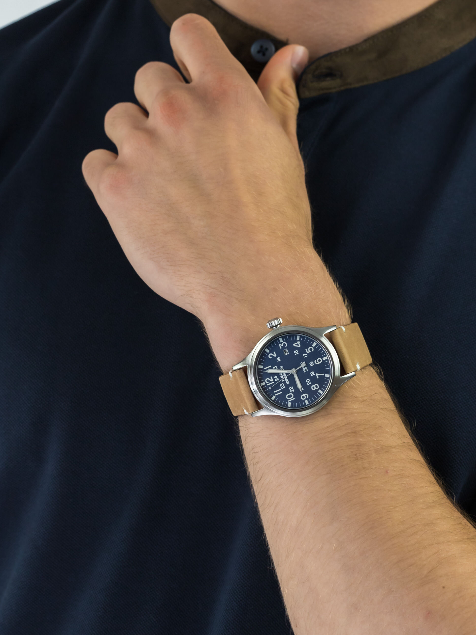 Timex TW4B01800 męski zegarek Expedition pasek