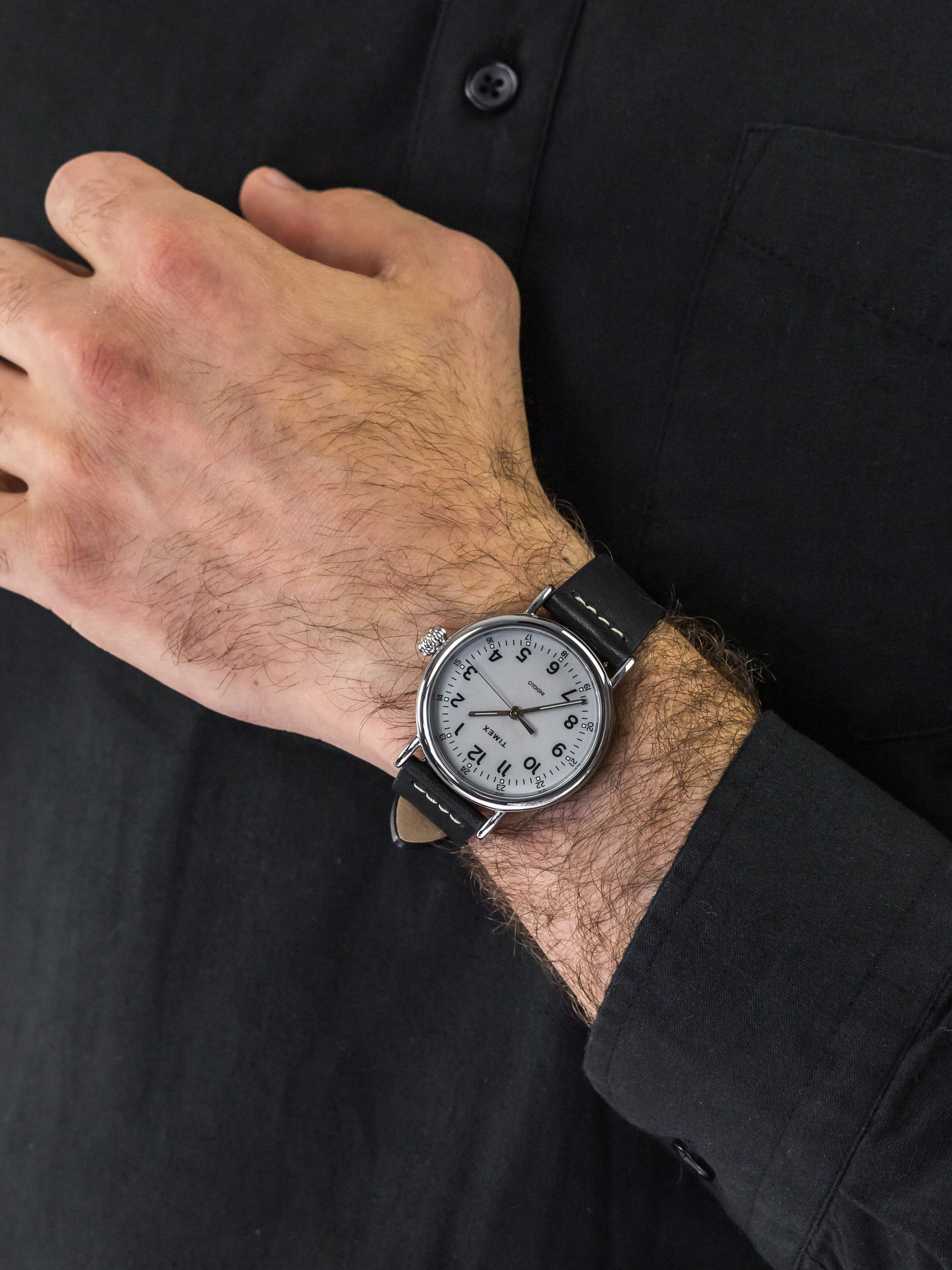 Timex TW2T69200 męski zegarek Standard pasek - miniatura 3