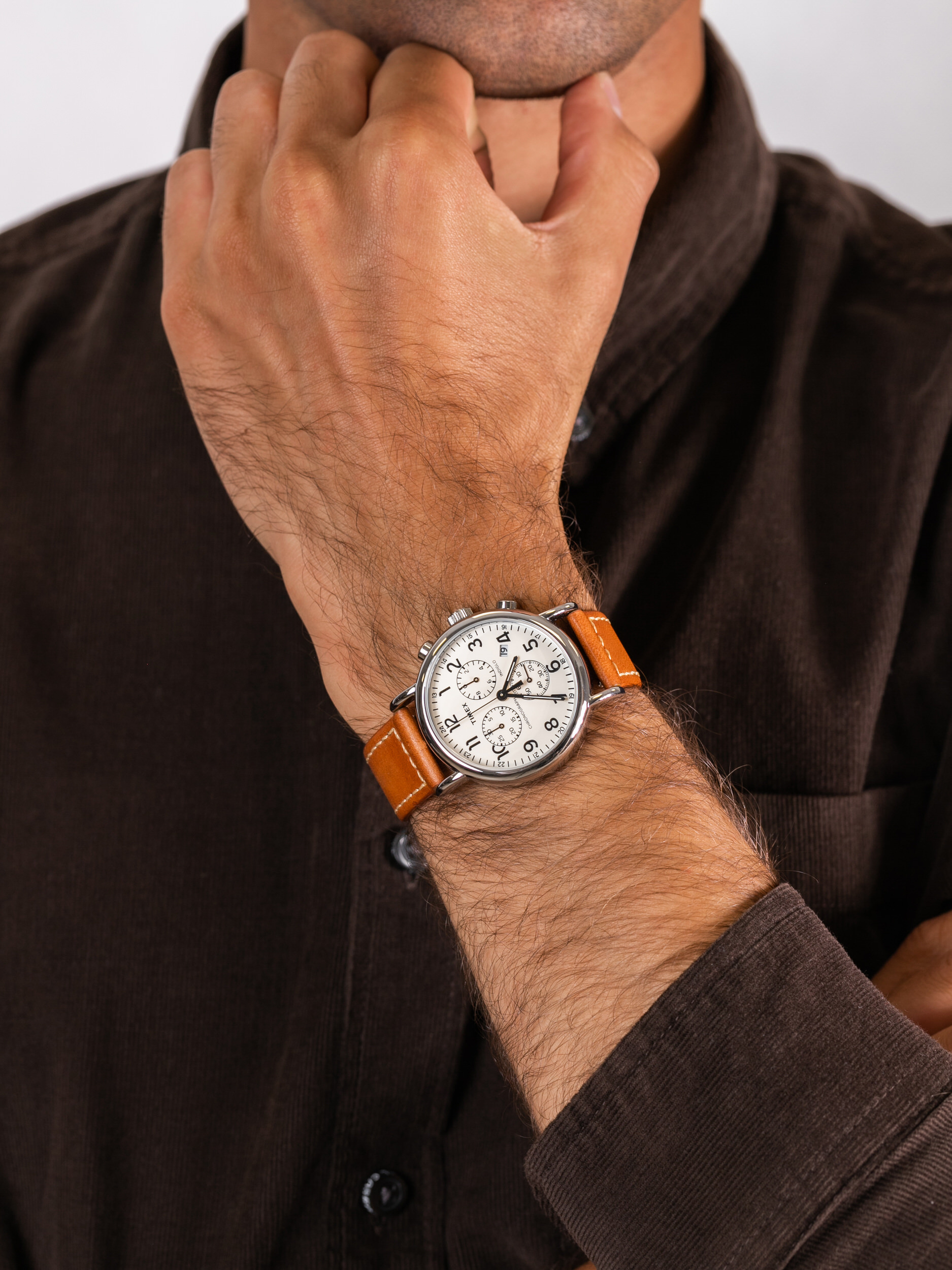 zegarek Timex TW2R42700 Weekender Classic męski z chronograf Weekender