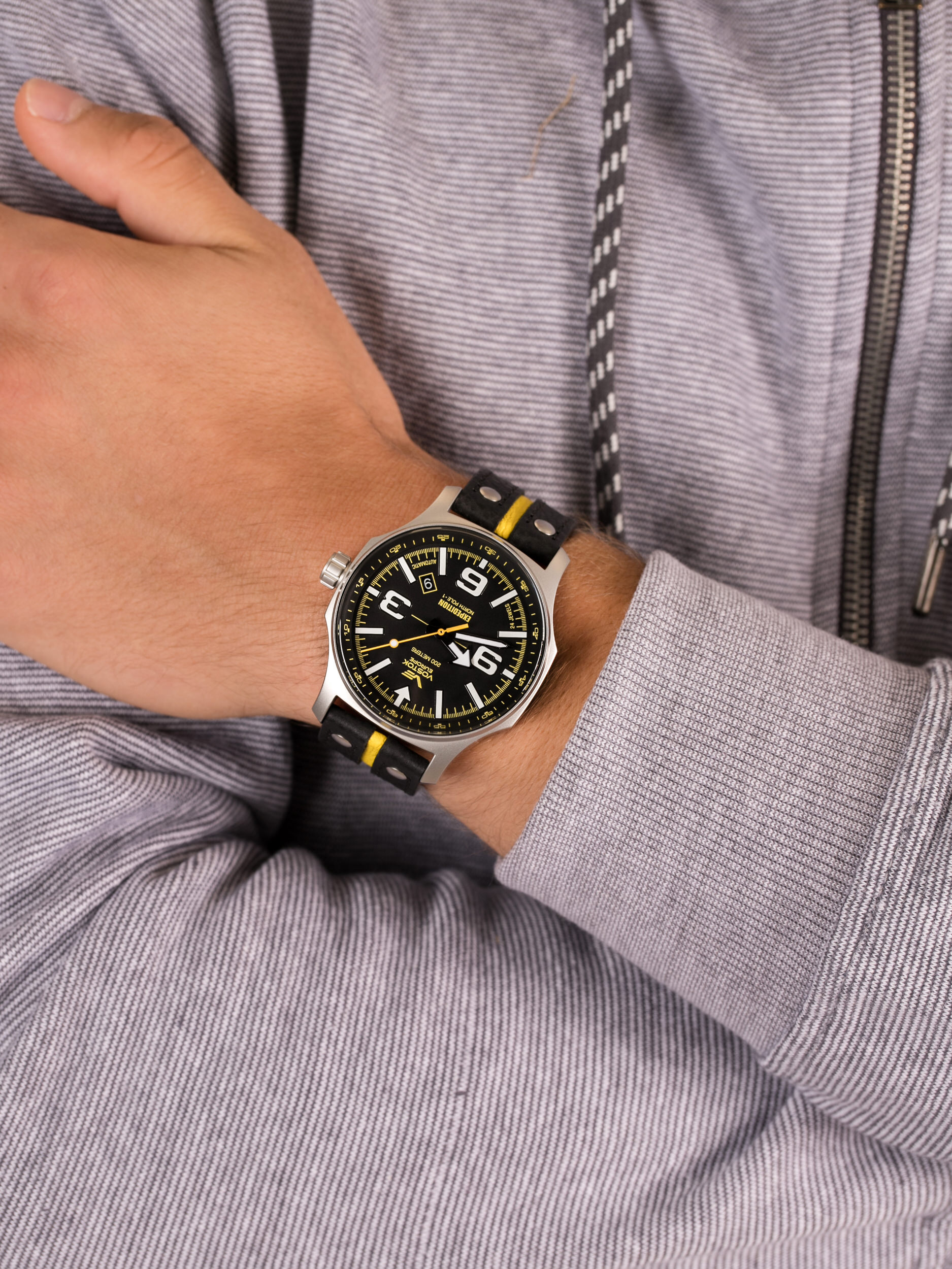 Vostok Europe NH35A-5955196 męski zegarek Expedition pasek - miniatura 3