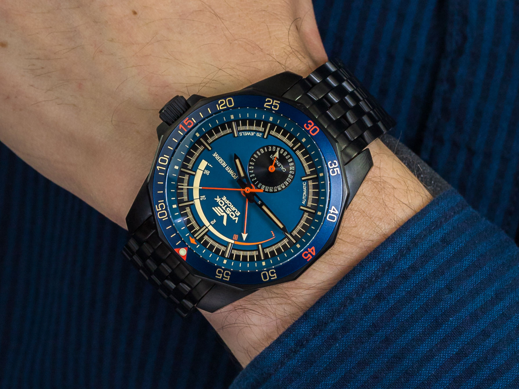 Vostok Europe NE57-225C564B Rocket N-1 Automatic zegarek klasyczny N1 Rocket - miniatura 8