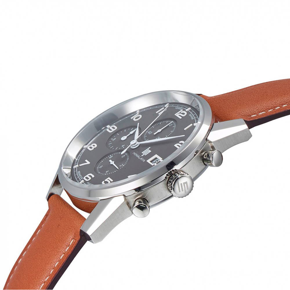 zegarek Lip 671598 kwarcowy męski Himalaya Himalaya 40 mm Chronograph - miniatura 2