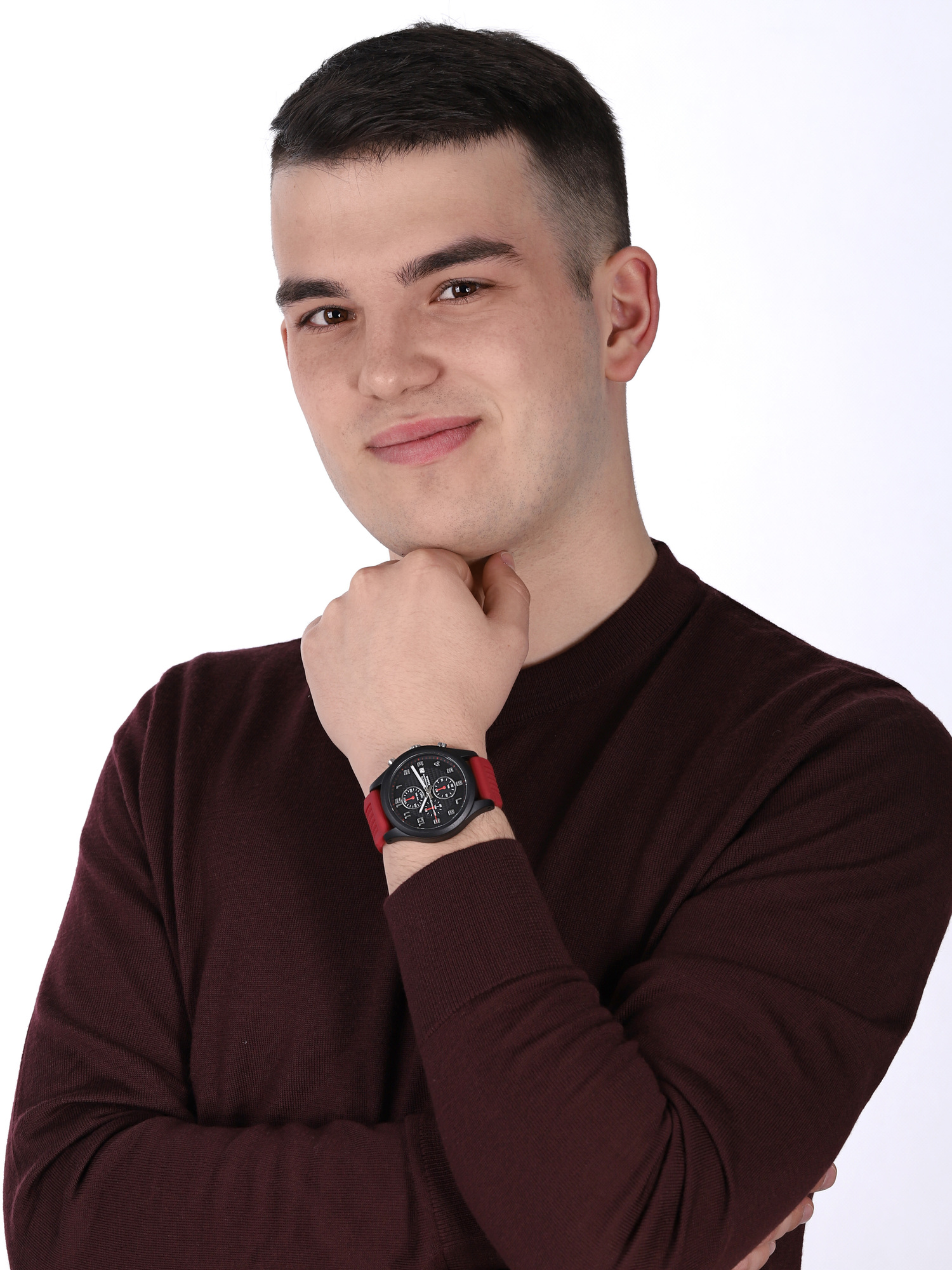 zegarek Lorus RM393GX9 męski z chronograf Sportowe - miniatura 2