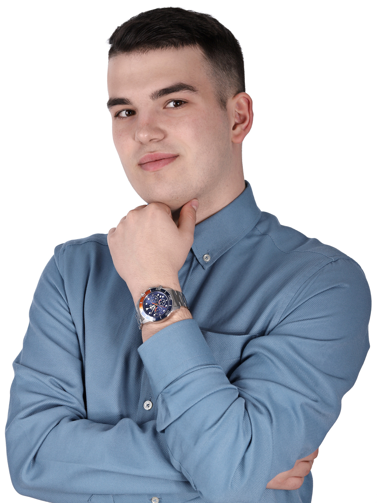 zegarek Lorus RT345JX9 męski z chronograf Sportowe - miniatura 2