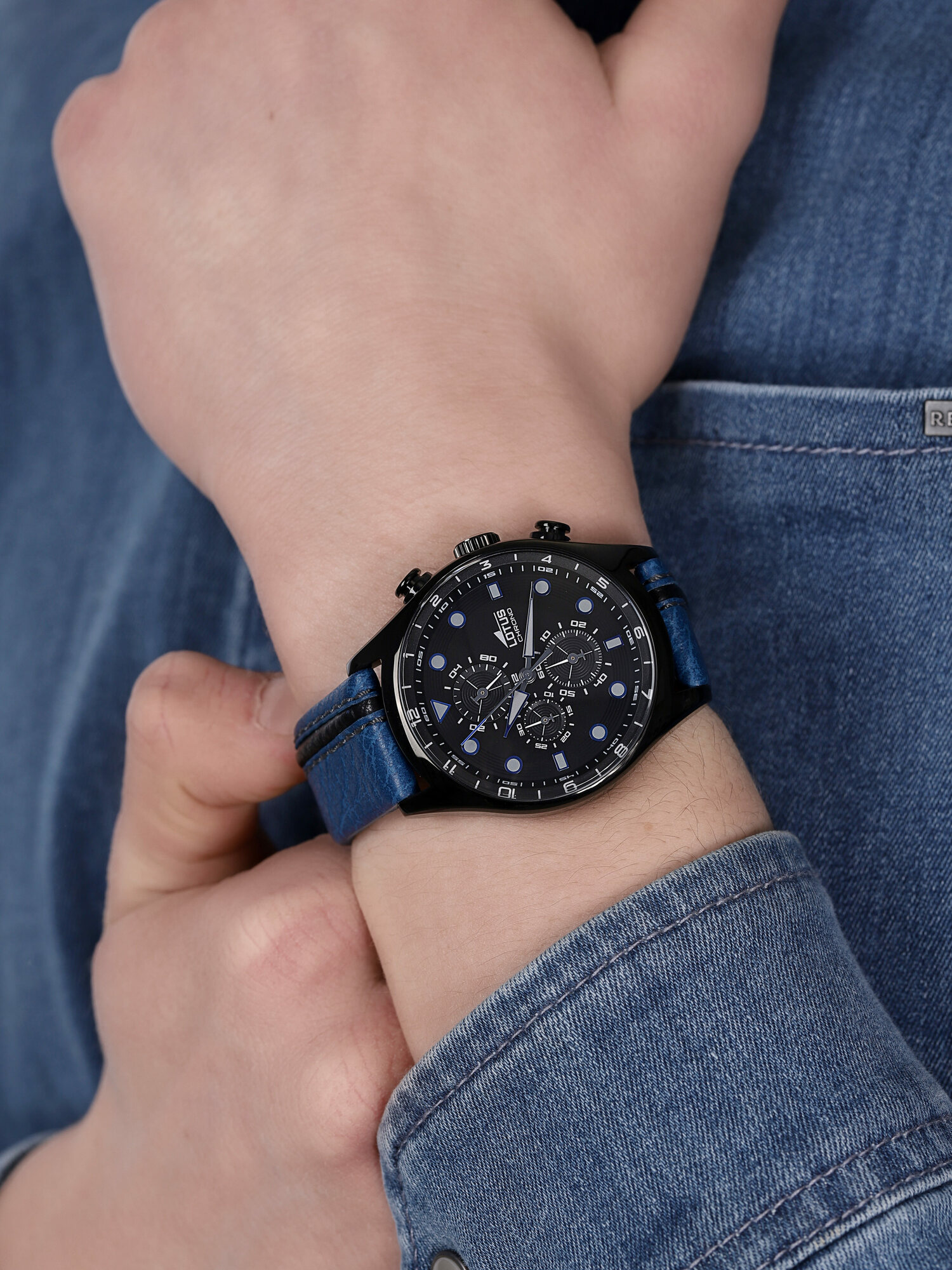 zegarek Lotus L18593-2 męski z chronograf Chrono - miniatura 3