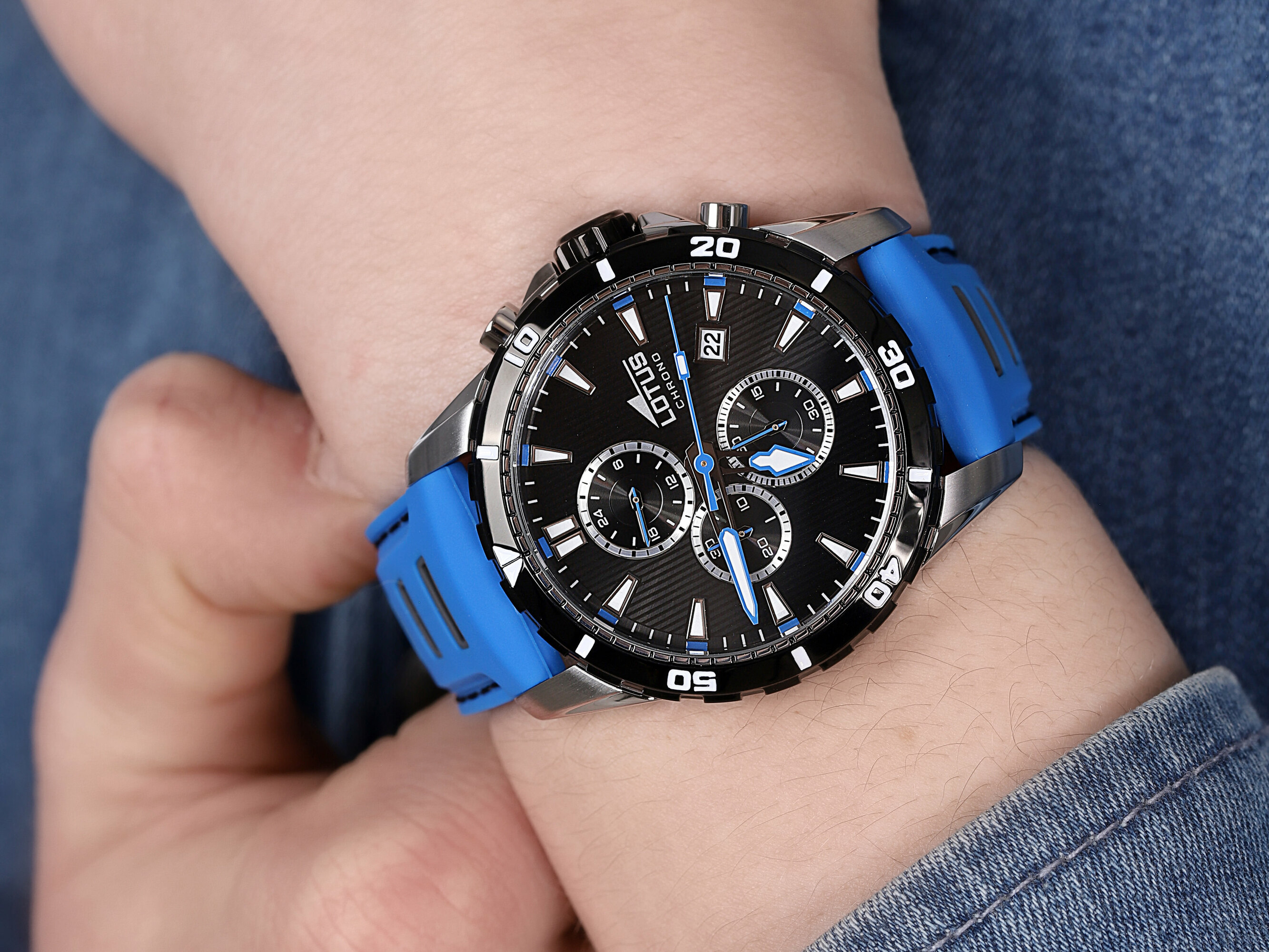 zegarek Lotus L18600-3 męski z chronograf Chrono - miniatura 4