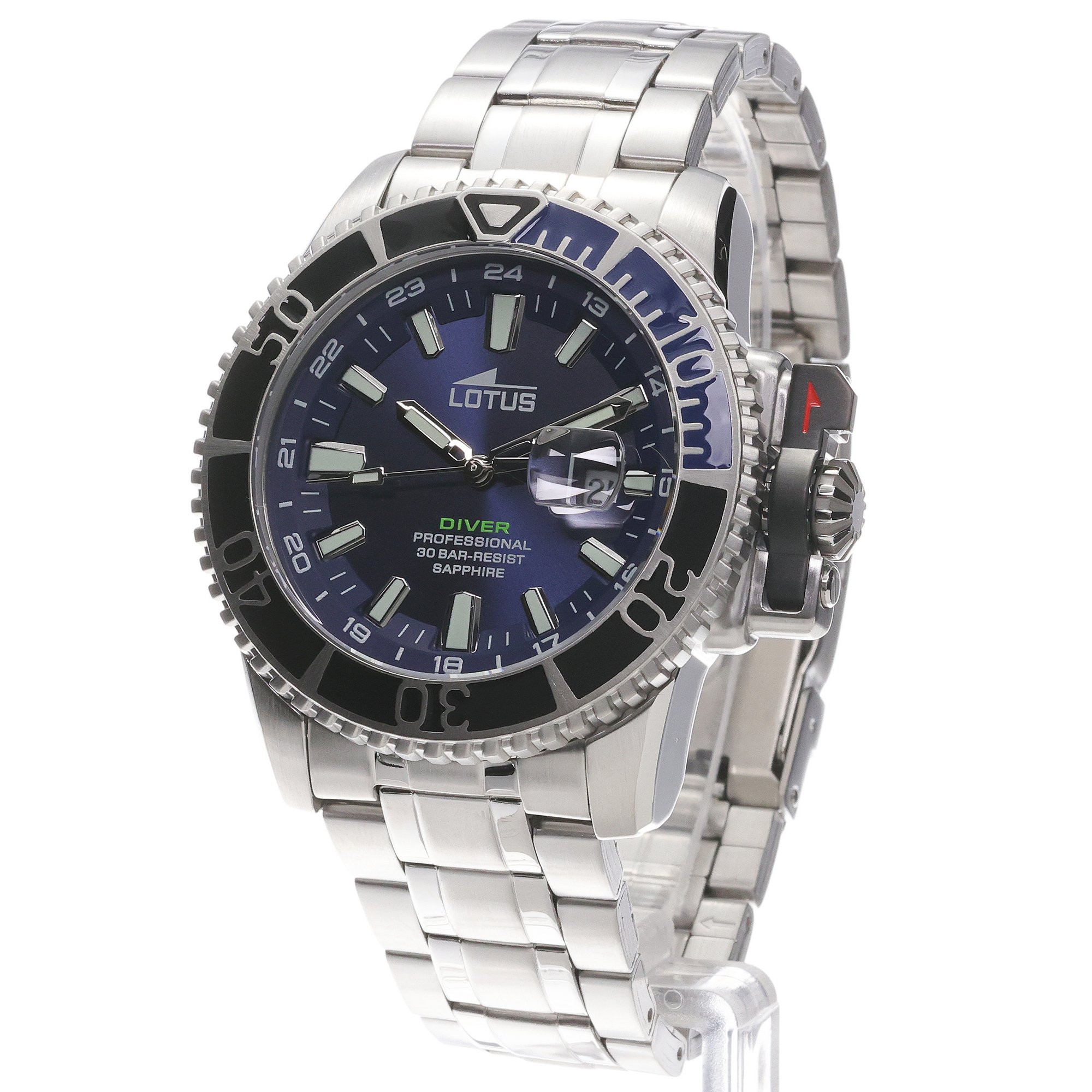 zegarek Lotus L18938-3 srebrny Diver