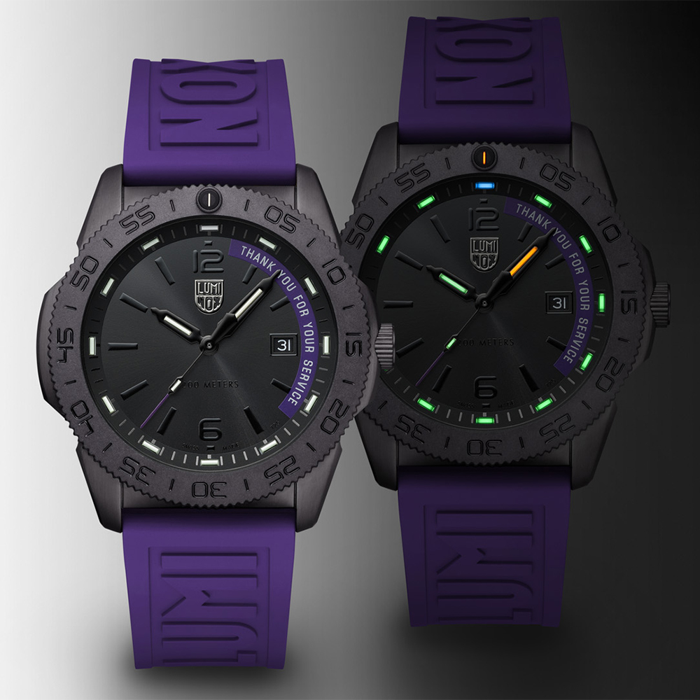 zegarek Luminox XS3121BOTYSET Pacific Diver 3120 Series THANK YOU FOR YOUR SERVICE Sea Series szafirowe - miniatura 11