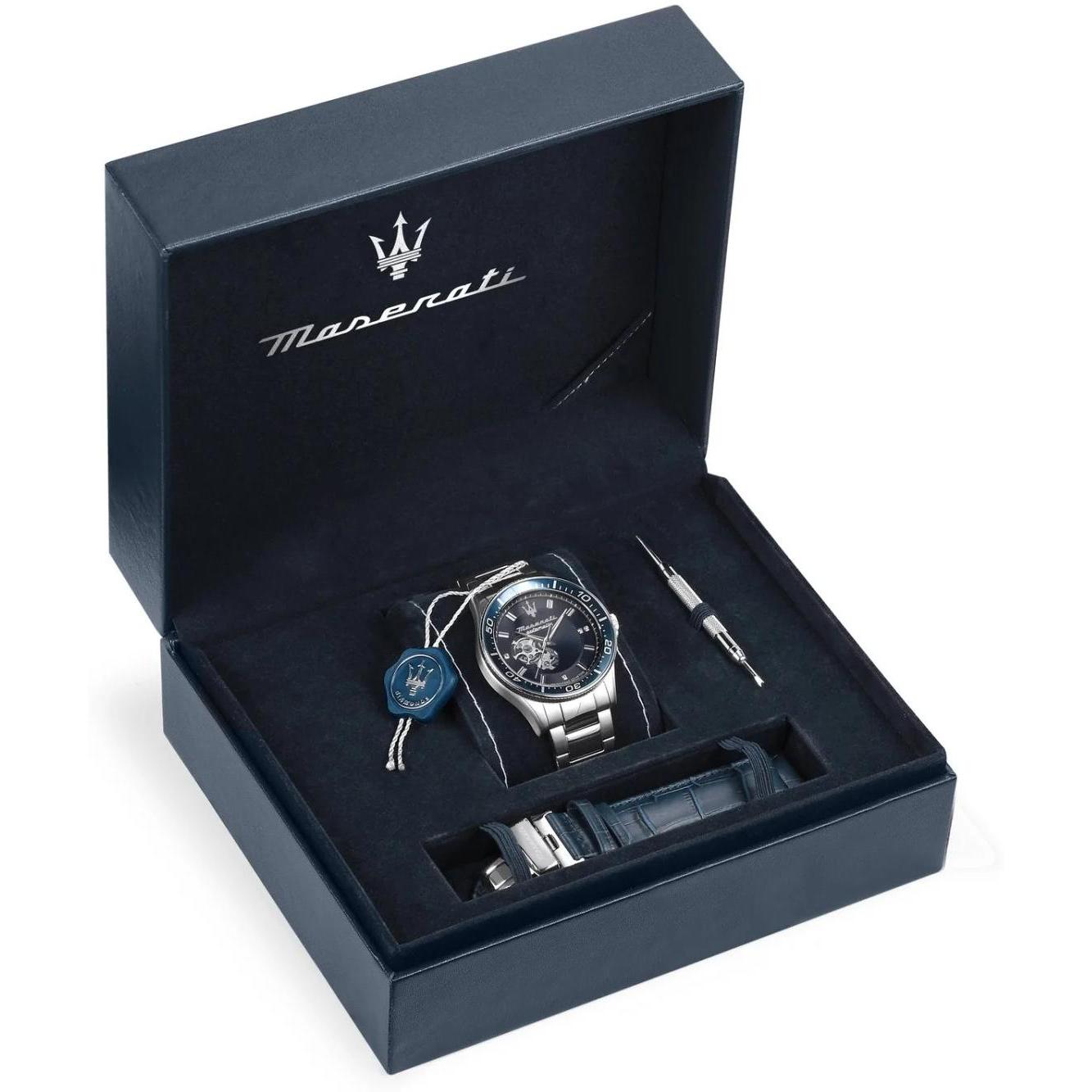 zegarek Maserati R8823140007 automatyczny męski Sfida SFIDA - miniatura 6