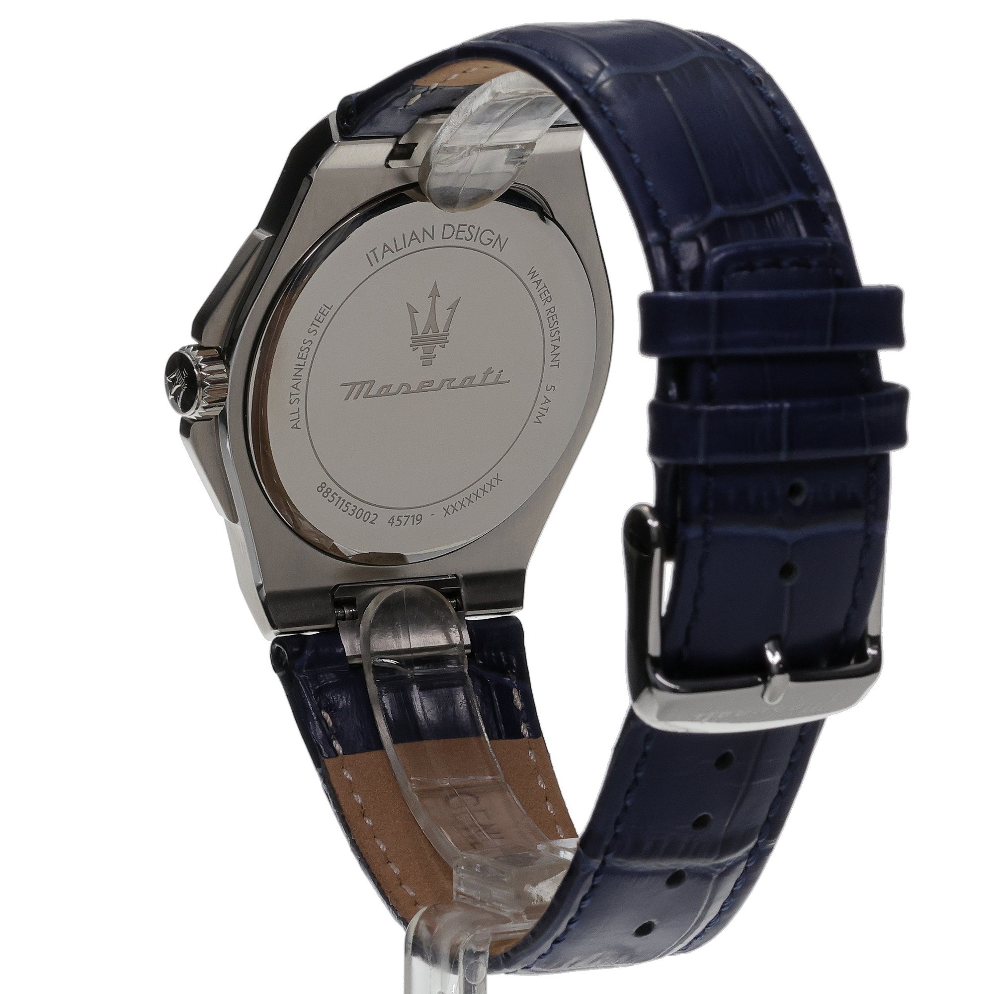 zegarek Maserati R8851153002 kwarcowy męski Gentelman VELOCITA SLIM - miniatura 4