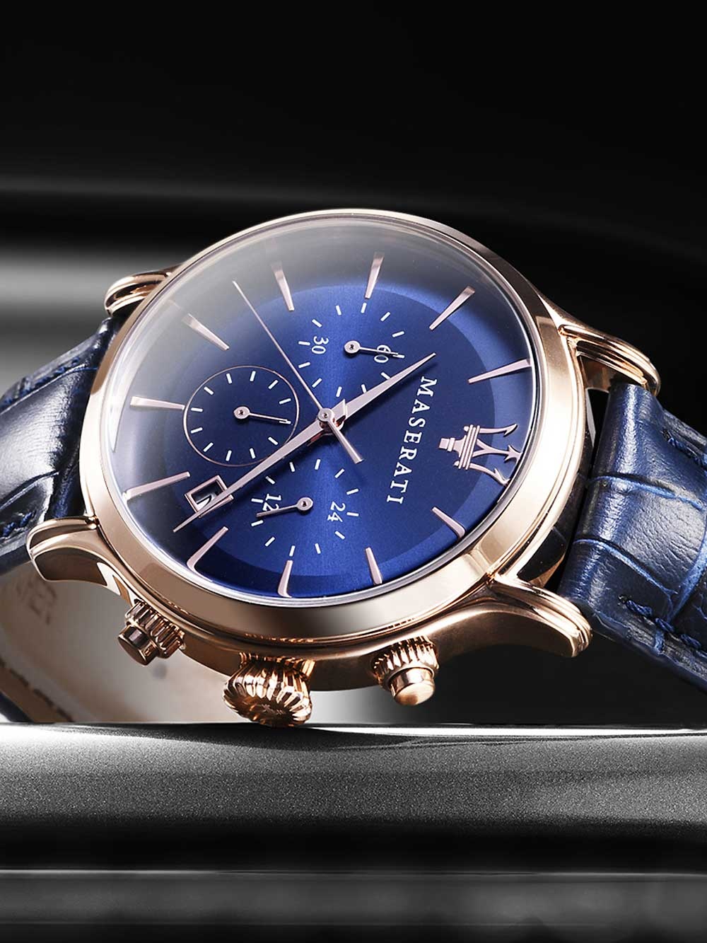 zegarek Maserati R8871618013 EPOCA męski z chronograf Epoca - miniatura 3