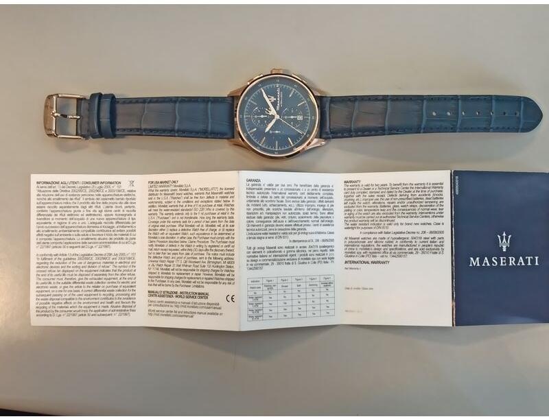 zegarek Maserati R8871624009 Sorpasso Chronograph Sorpasso mineralne - miniatura 10
