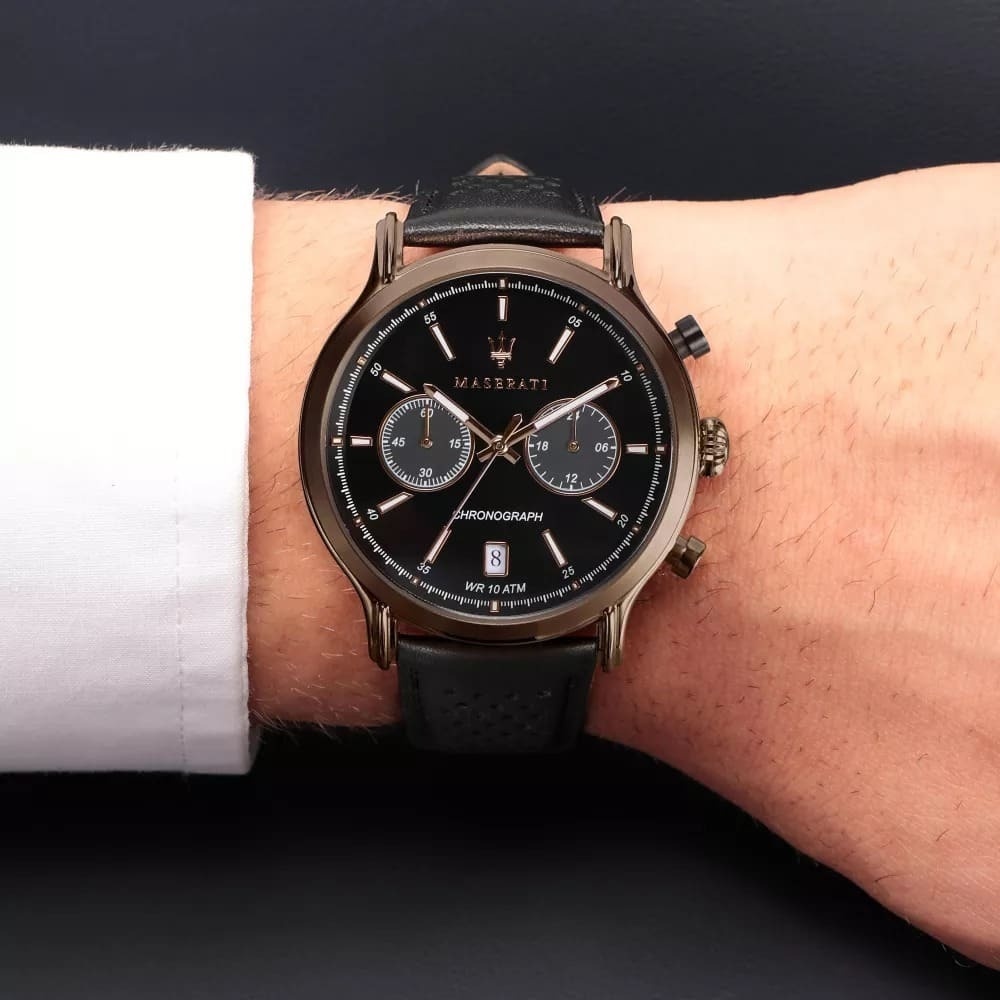 zegarek Maserati R8871638001 LEGEND męski z chronograf Legend - miniatura 3
