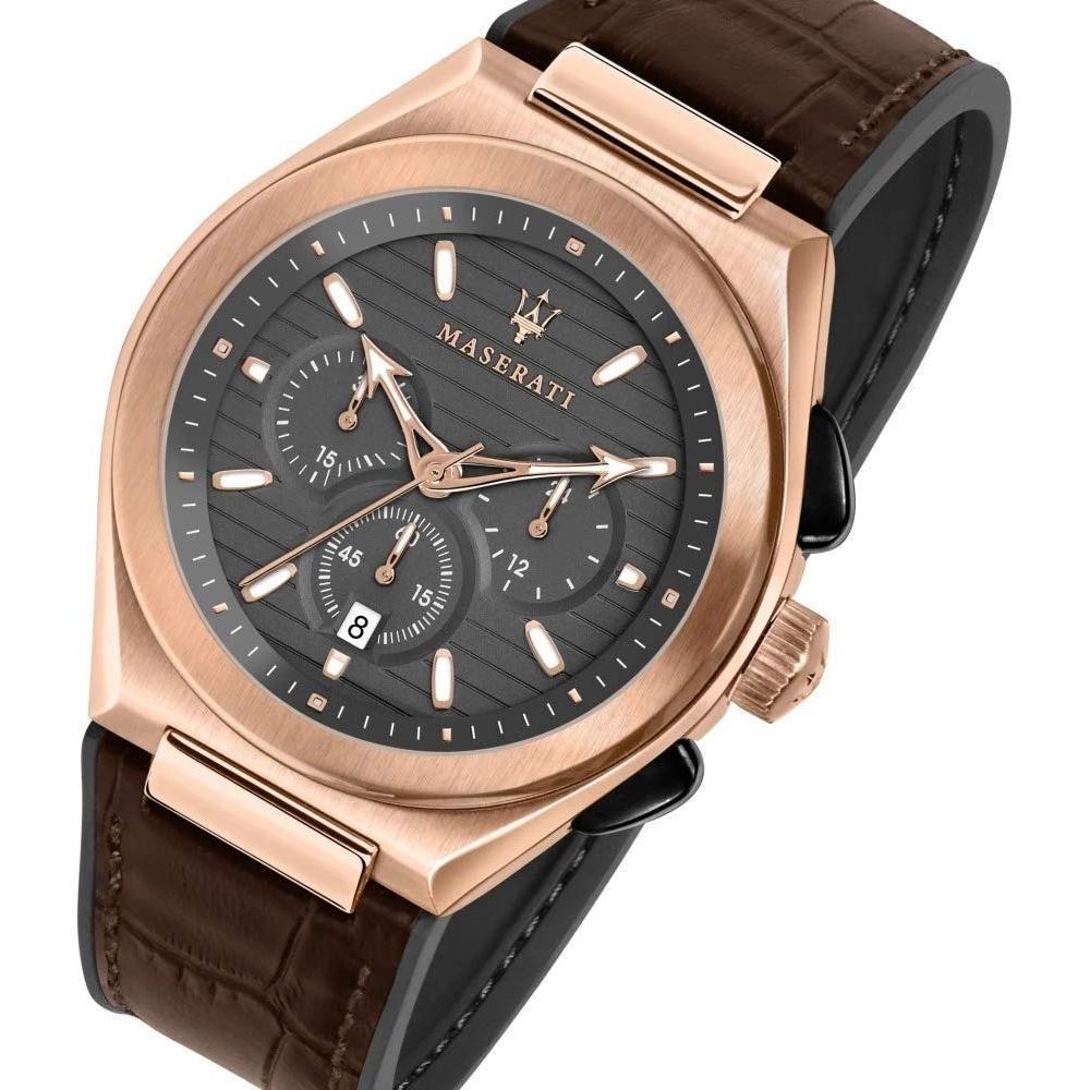 zegarek Maserati R8871639003 TRICONIC męski z chronograf Triconic - miniatura 3
