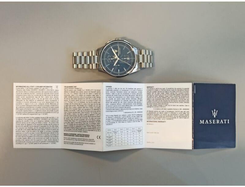 zegarek Maserati R8873624004 Sorpasso Chronograph Sorpasso mineralne - miniatura 11