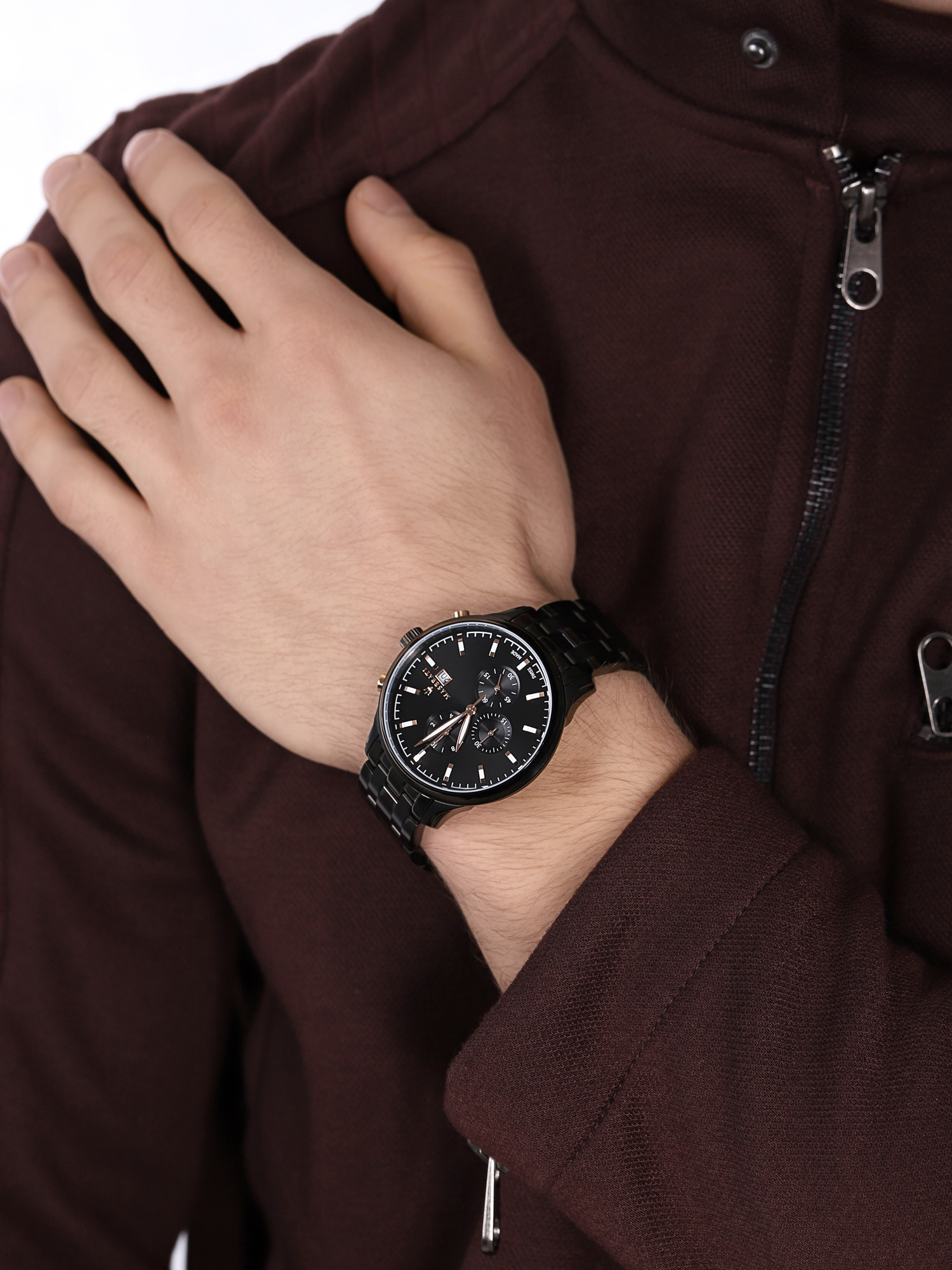 zegarek Maserati R8873626001 ATTRAZIONE męski z chronograf Attrazione - miniatura 3