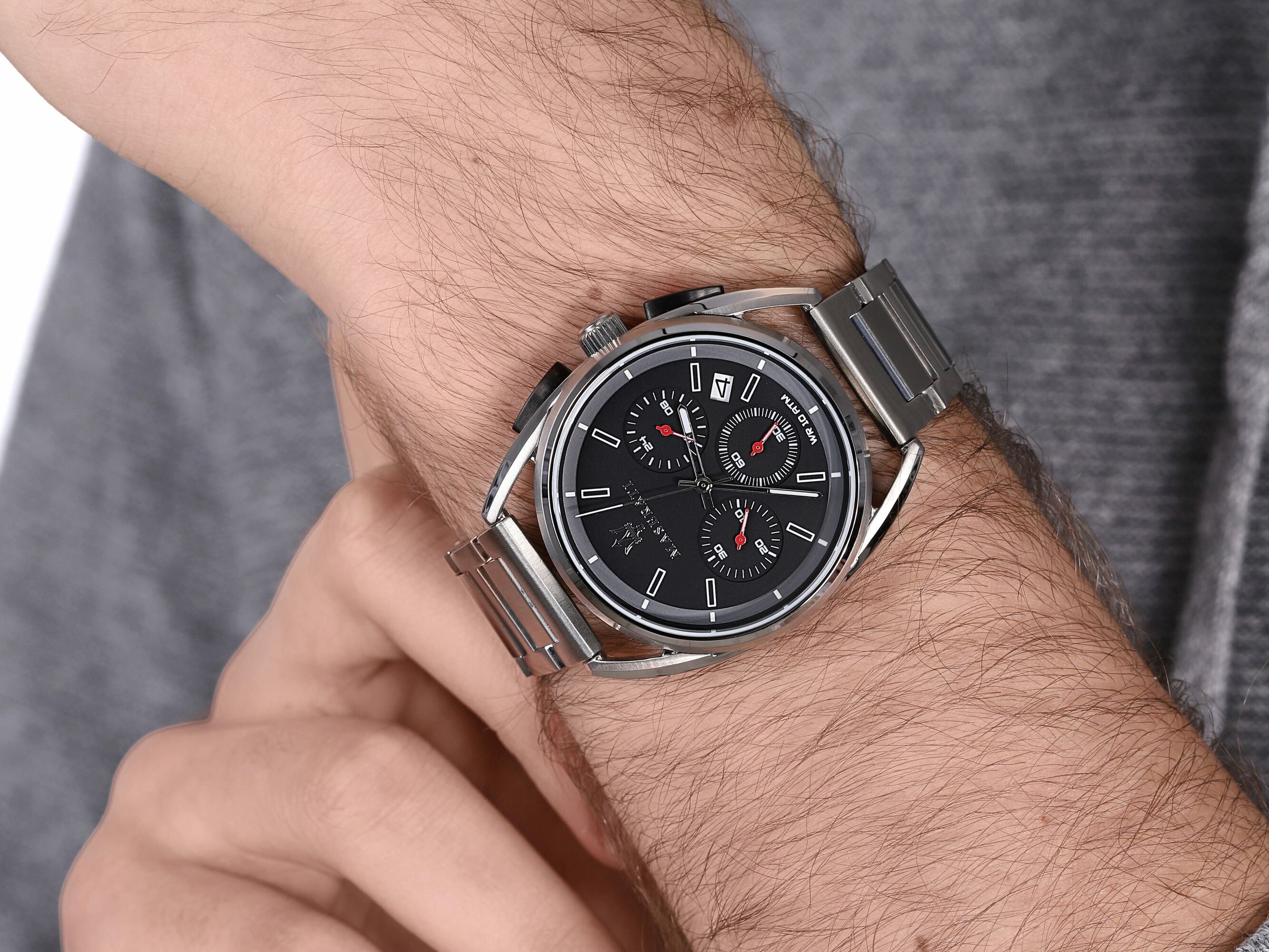 zegarek Maserati R8873632003 TRIMARANO męski z chronograf Trimarano - miniatura 4