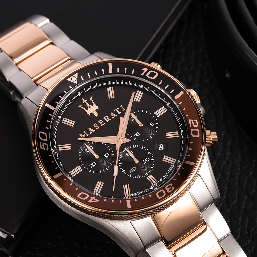 zegarek Maserati R8873640009 kwarcowy męski Sfida - miniatura 6